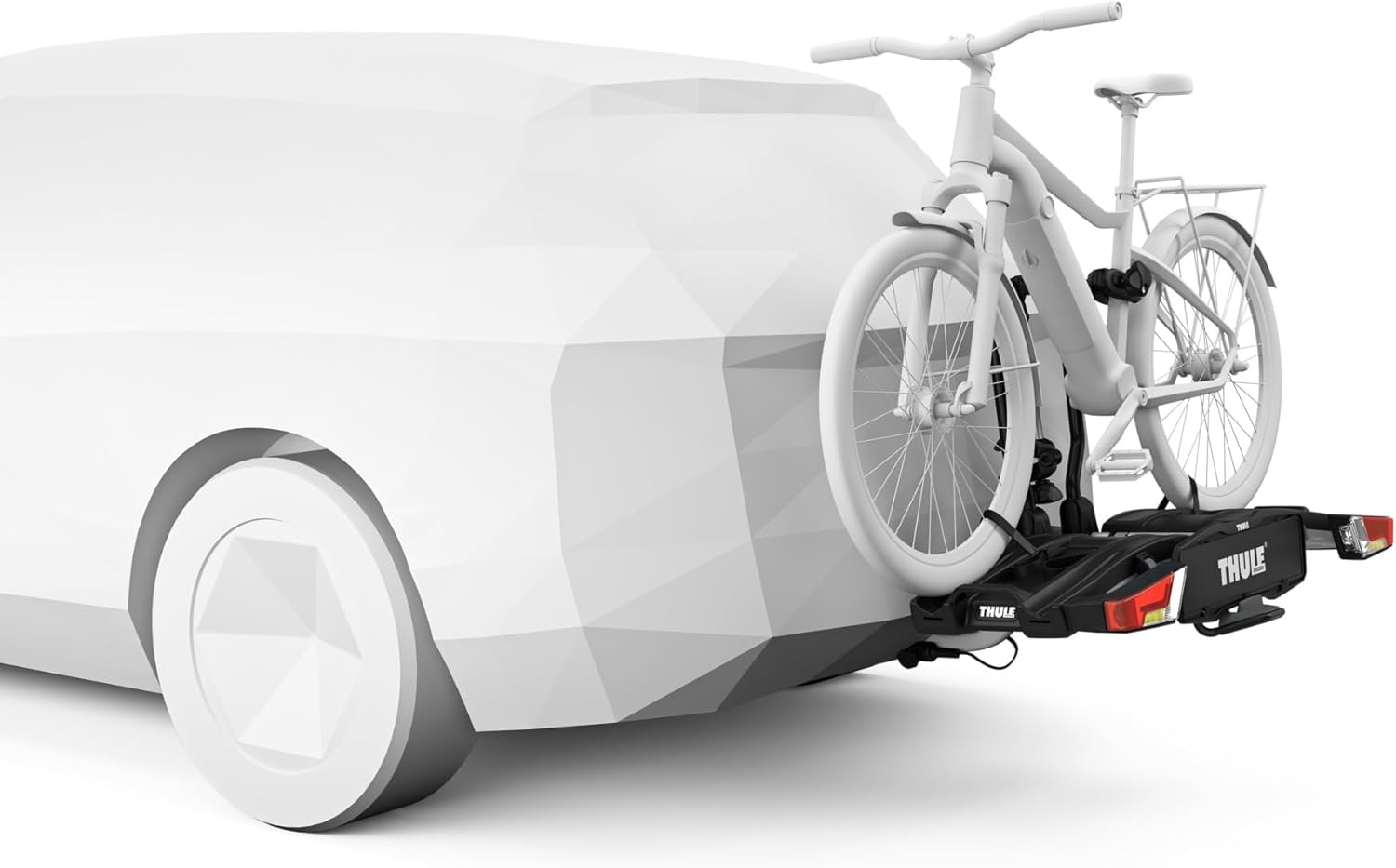 Thule EasyFold XT Porte-Vélos, Porte-Vélos sur Attelage Black/Aluminum 2 Bikes – Image 2
