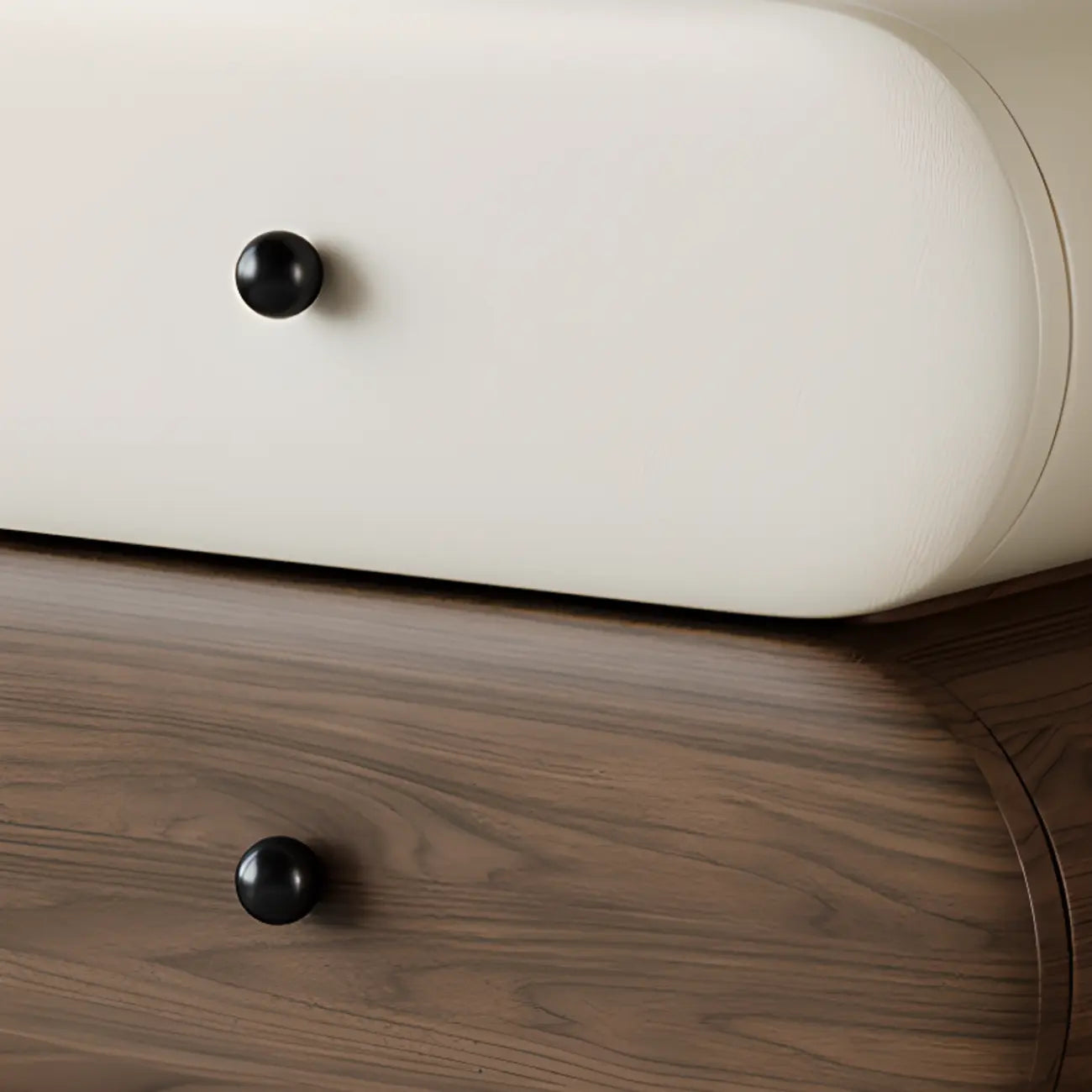 Modern Two-Tone Bedside Table with Storage Drawers – Image 30
