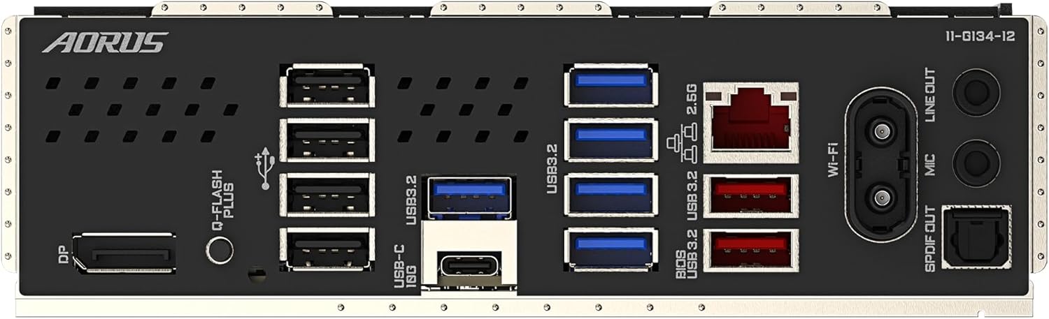 GIGABYTE B850M AORUS Elite WIFI6E Carte mère - Processeurs AMD Ryzen série 9000, VRM numérique 12+2+2 Phases, jusqu'à 8200 MHz DDR5 (O.C.), 1x M.2 PCIe 5.0 + 1x M.2 PCIe 4.0, Wi-FI 6E, LAN 2.5 GbE – Image 9