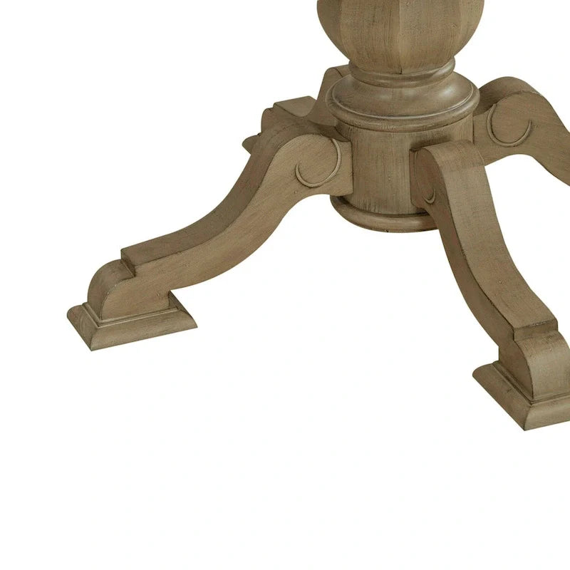 Magnolia Manor Round Pedestal Dining Table with Expandable Leaves - 2 Finishes – Image 27
