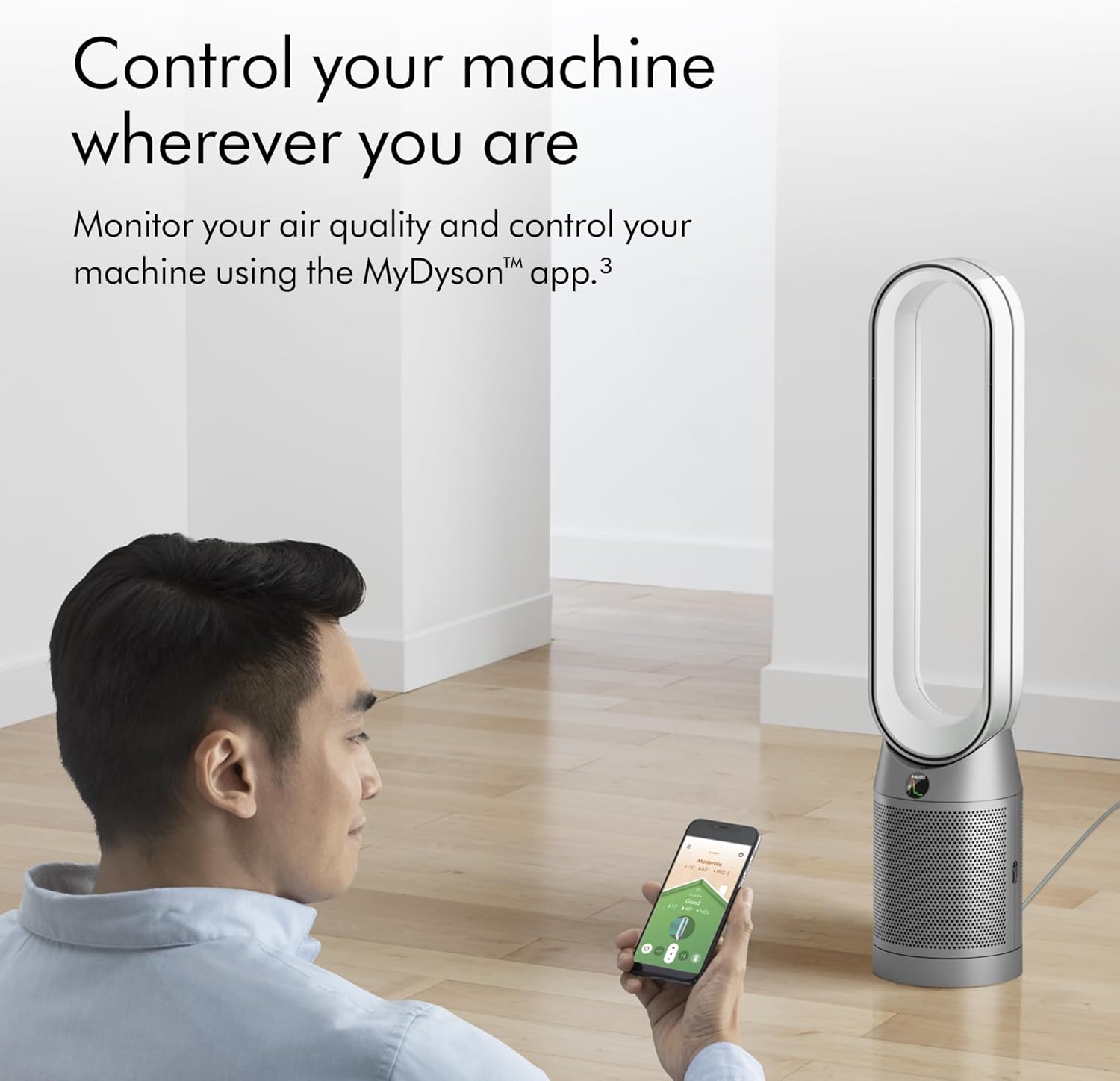 Dyson – Purificateur d'air intelligent et ventilateur Purificateur Cool, blanc/argenté - TP07 – Image 6