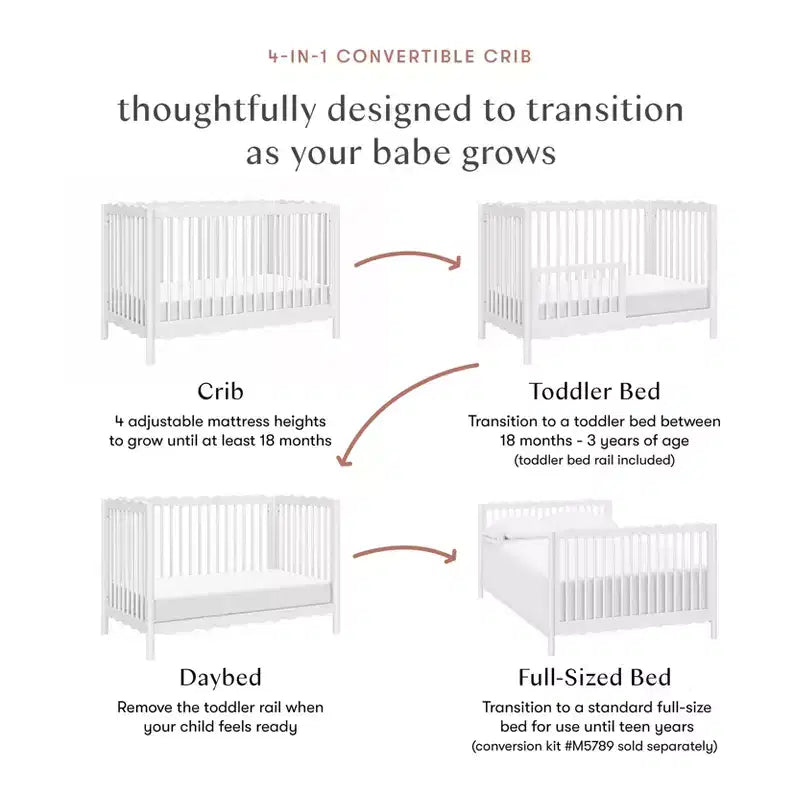 Babyletto Swell 4-in-1 Convertible Crib with Toddler Bed Conversion Kit – Image 63