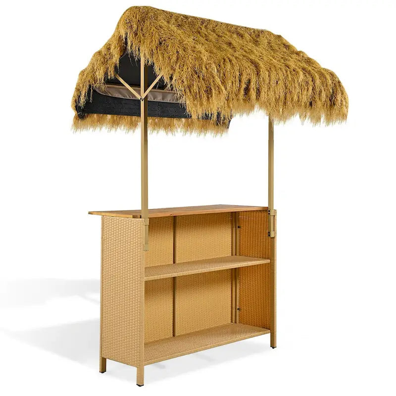 Hawaiian-style Bar Height Patio Set – Image 7