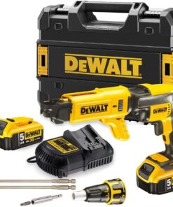 Visseuse Plaques de Plâtre Brushless 18V XR 5.0Ah Li-Ion - DCF620P2K-QW - Tournevis Électrique sans Fil avec 2 Batteries et Chargeur - Vitesse à Vide 0-4400tr/min - 435W