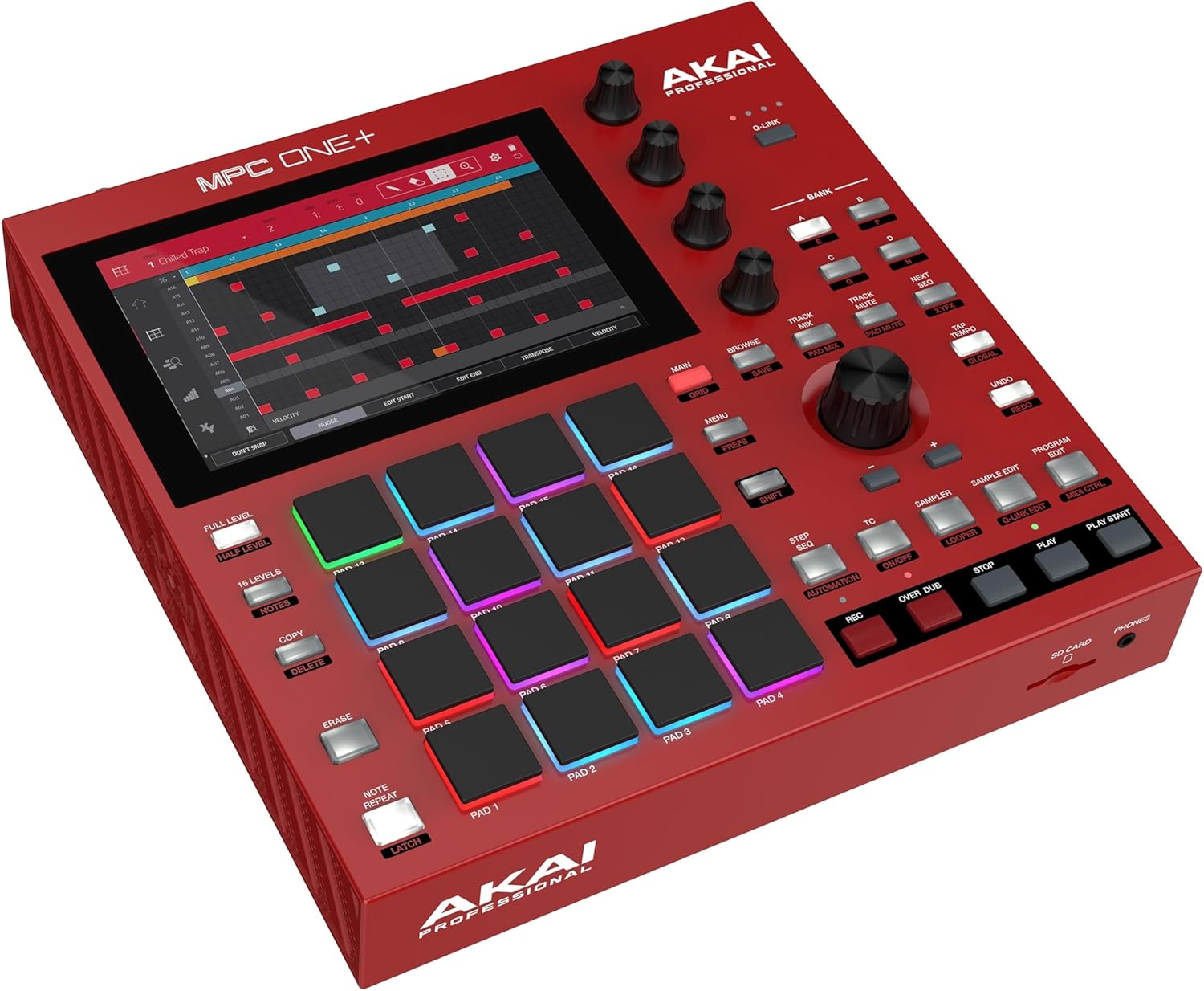 Akai Professional MPC One+ Standalone Drum Machine, Beat Maker et Contrôleur MIDI avec WiFi, Bluetooth, Pads de Batterie, Plug-ins de Synthèse, Écran Tactile et Intégration Native Instruments – Image 10