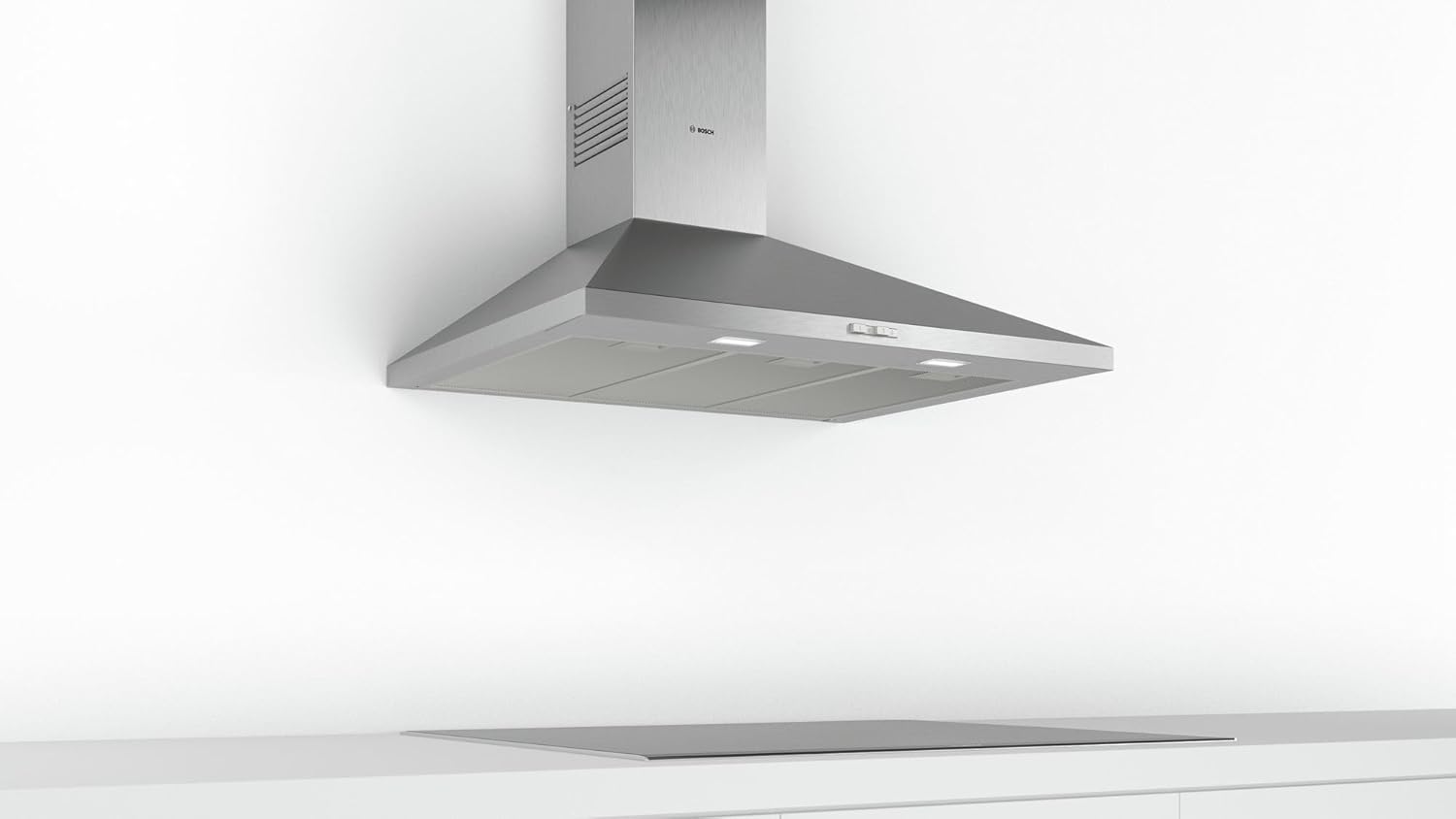 Bosch DWP64BC50 - Hotte murale - Série 2 - 3 vitesses d'aspiration - Eclairage LED - 60 cm - 100 W - Inox – Image 5