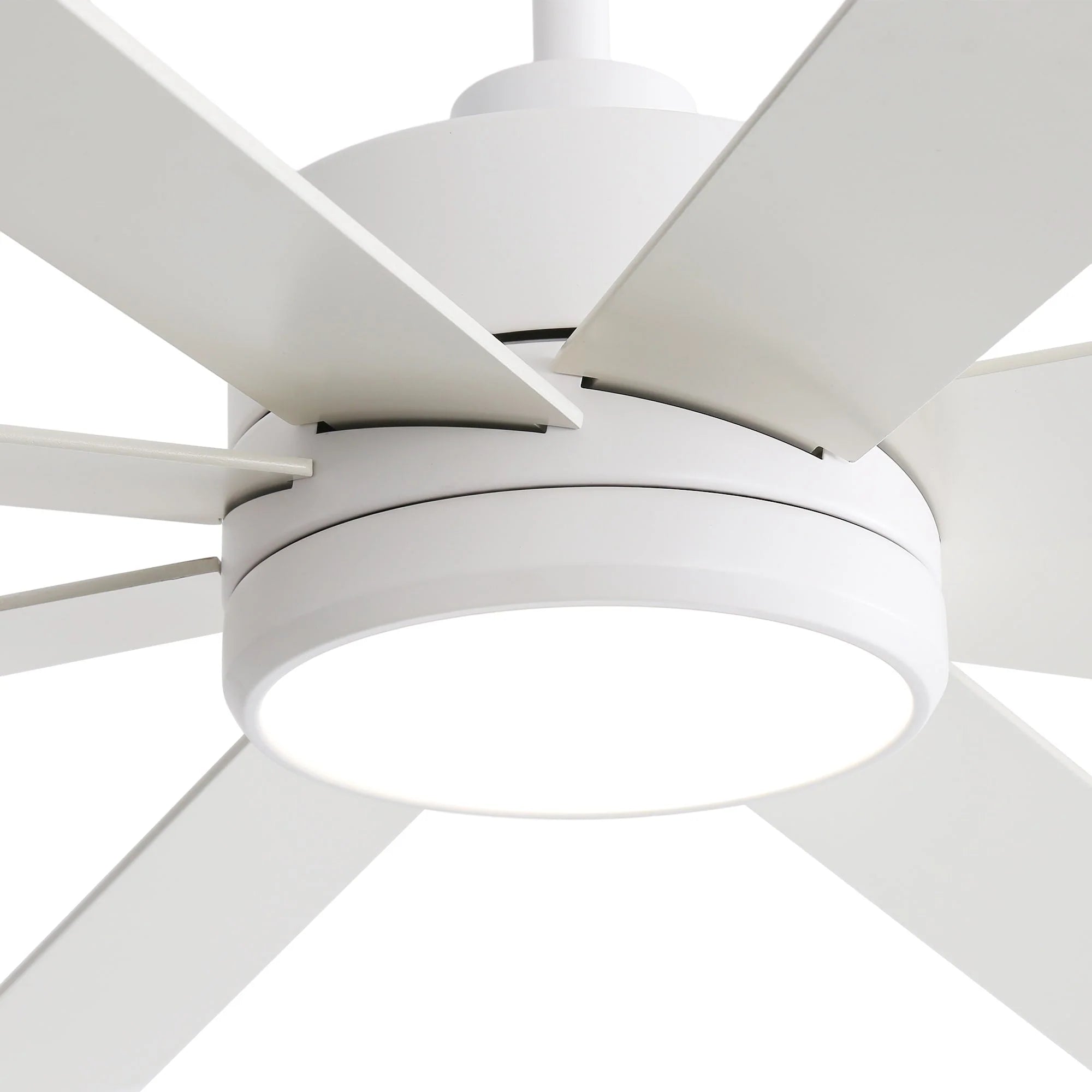 65 Inch 8-Blade Black LED Ceiling Fan with Light and Remote – Image 52