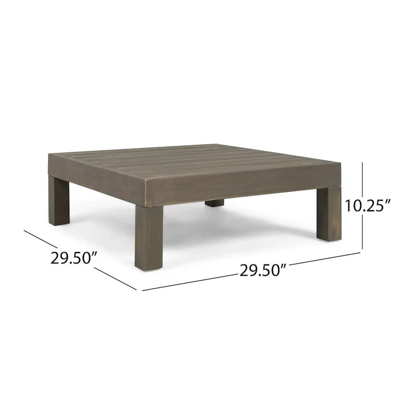 Brava Outdoor Acacia Wood 6-piece Chat Set by Christopher Knight Home – Image 40