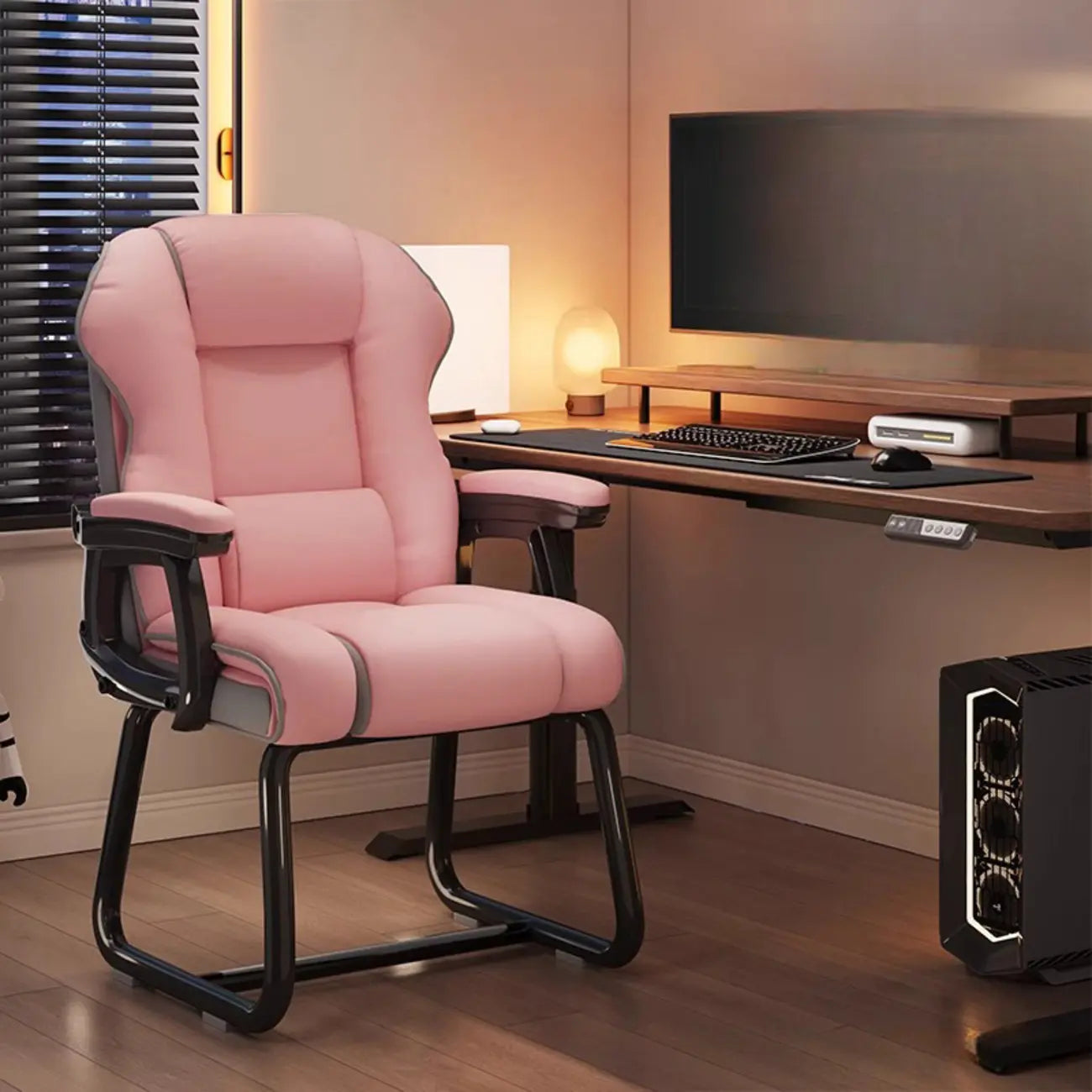 Yellow High-Back Leather Ergonomic Executive Chair – Image 62