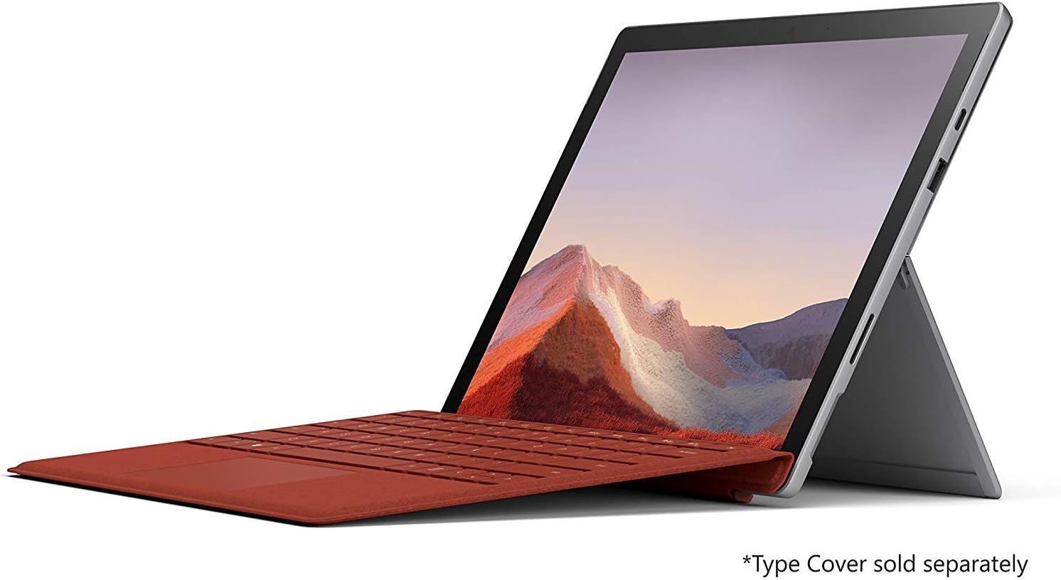 2021 Microsoft Surface Pro 7+ avecCore i7-1165G7 (12.3-pouces, 16 Go RAM, 256 Go SSD) Platine (Reconditionné) – Image 2