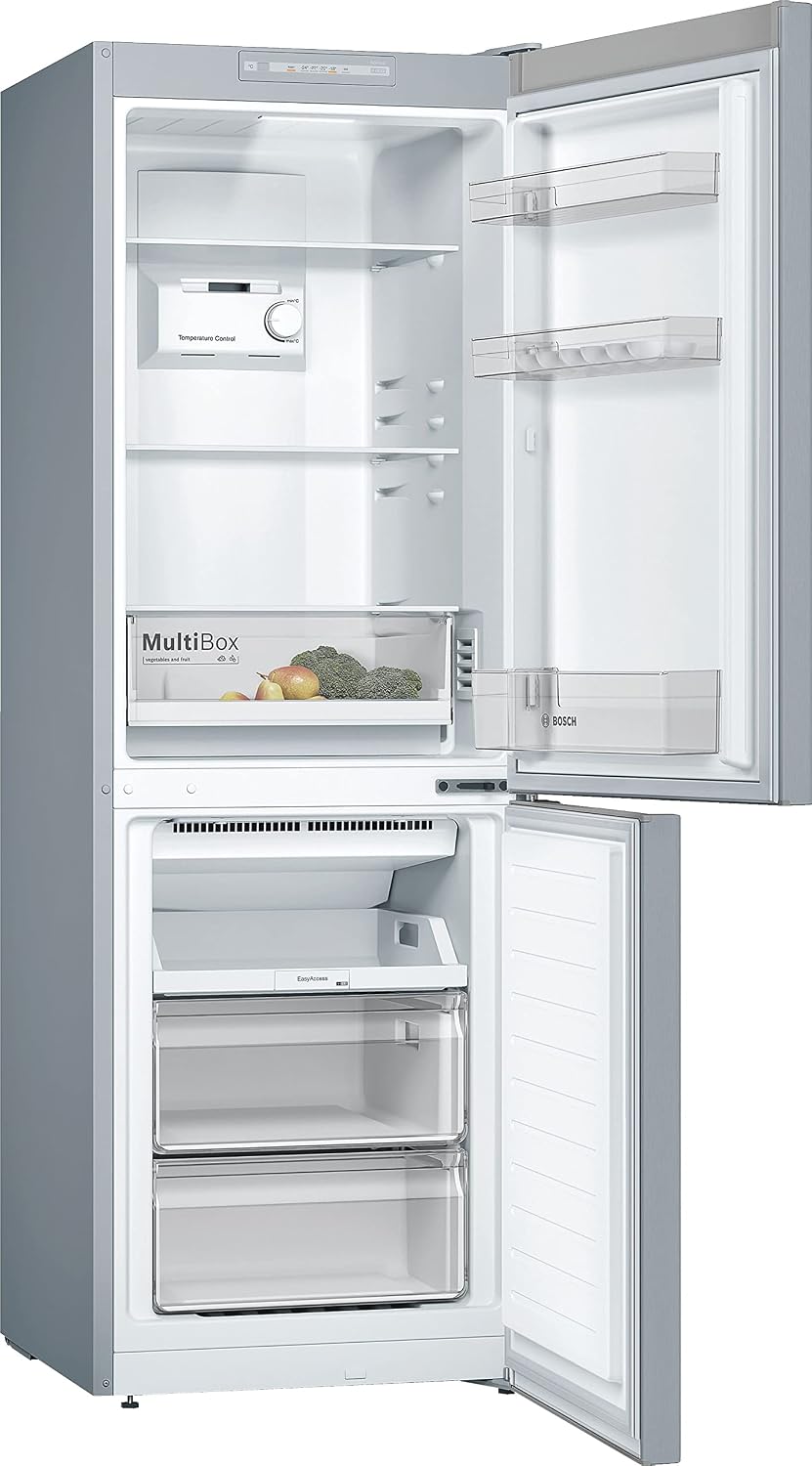 Bosch KGN33NLEB Série 2 Réfrigérateur combiné pose-libre - 282L - L 60cm x H 176cm - Inox – Image 2