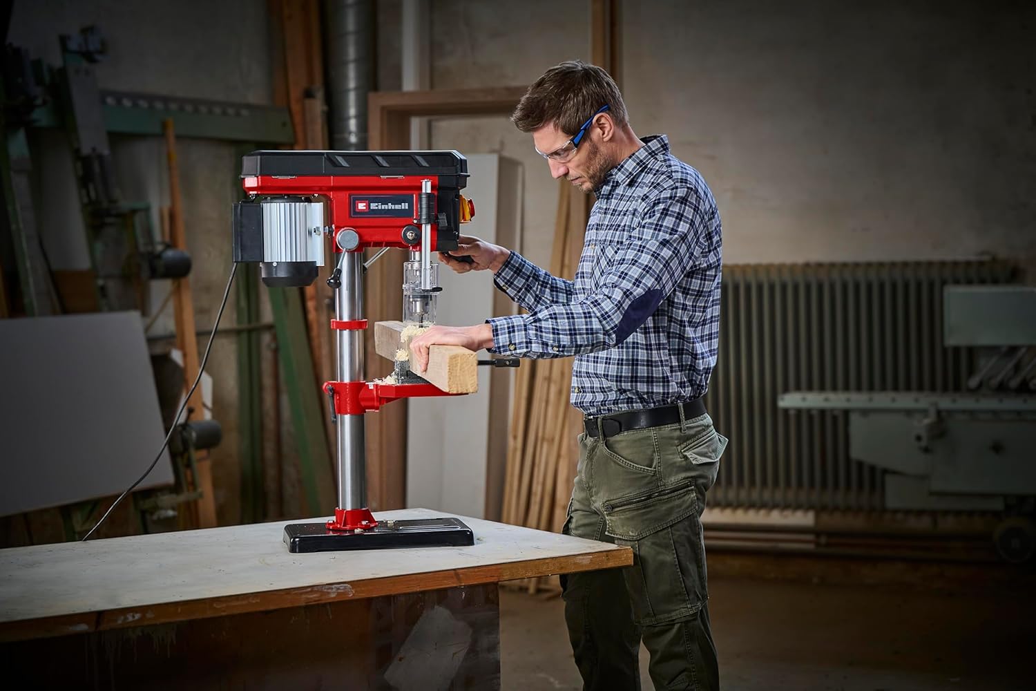 Einhell perceuse à colonne TC-BD 630/1 630 W, profondeur de perçage max. 60 mm, butée de profondeur réglable, diamètre de foret max. 16 mm – Image 6