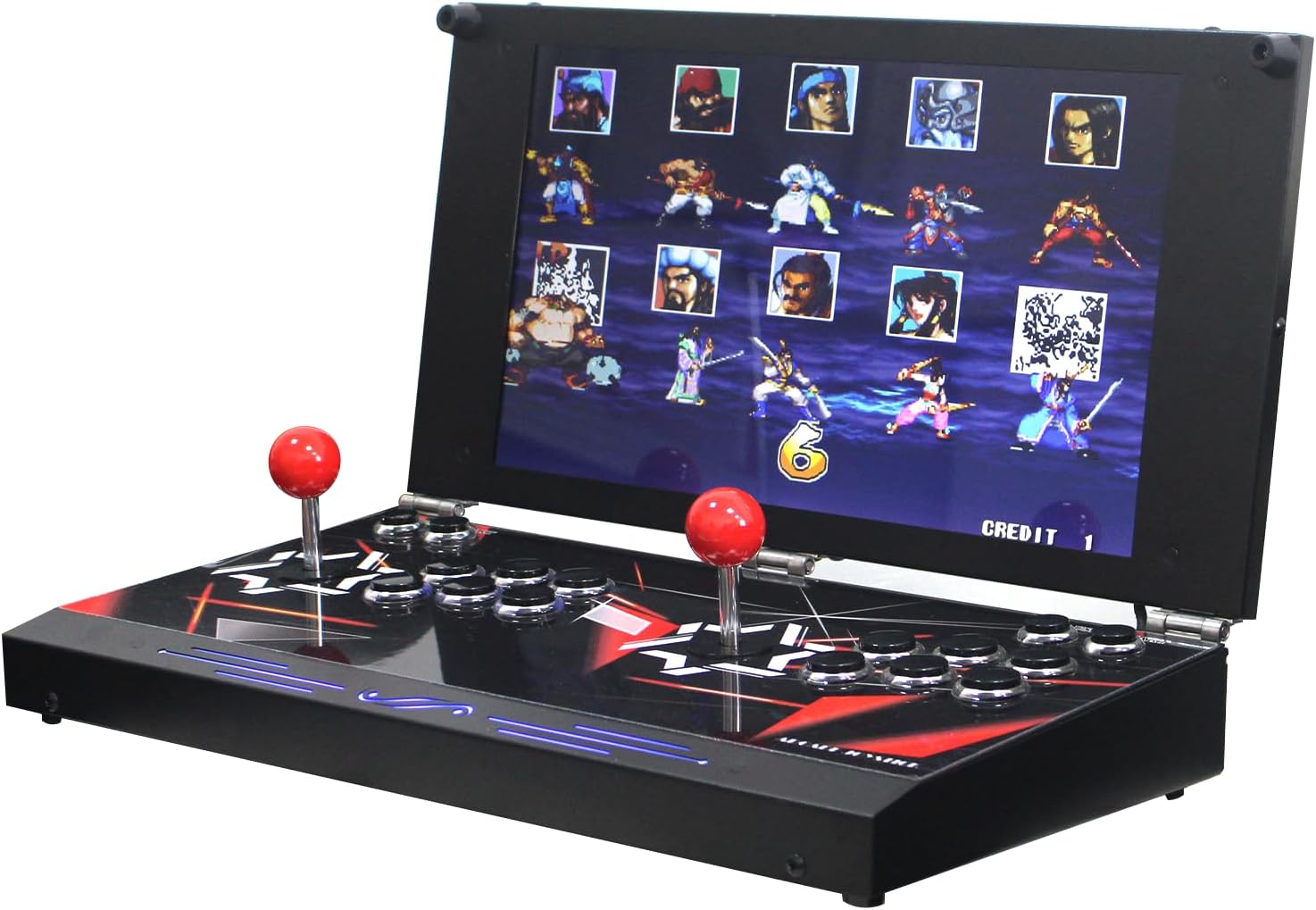 26800 en 1 Portable Arcade Game Console Portable 17.5 Pouces Écran HD Double Joueurs 3D Box DX, Rétro Video Game Machine Recherche/Cacher/Enregistrer/Charger/Pause Jeux – Image 8