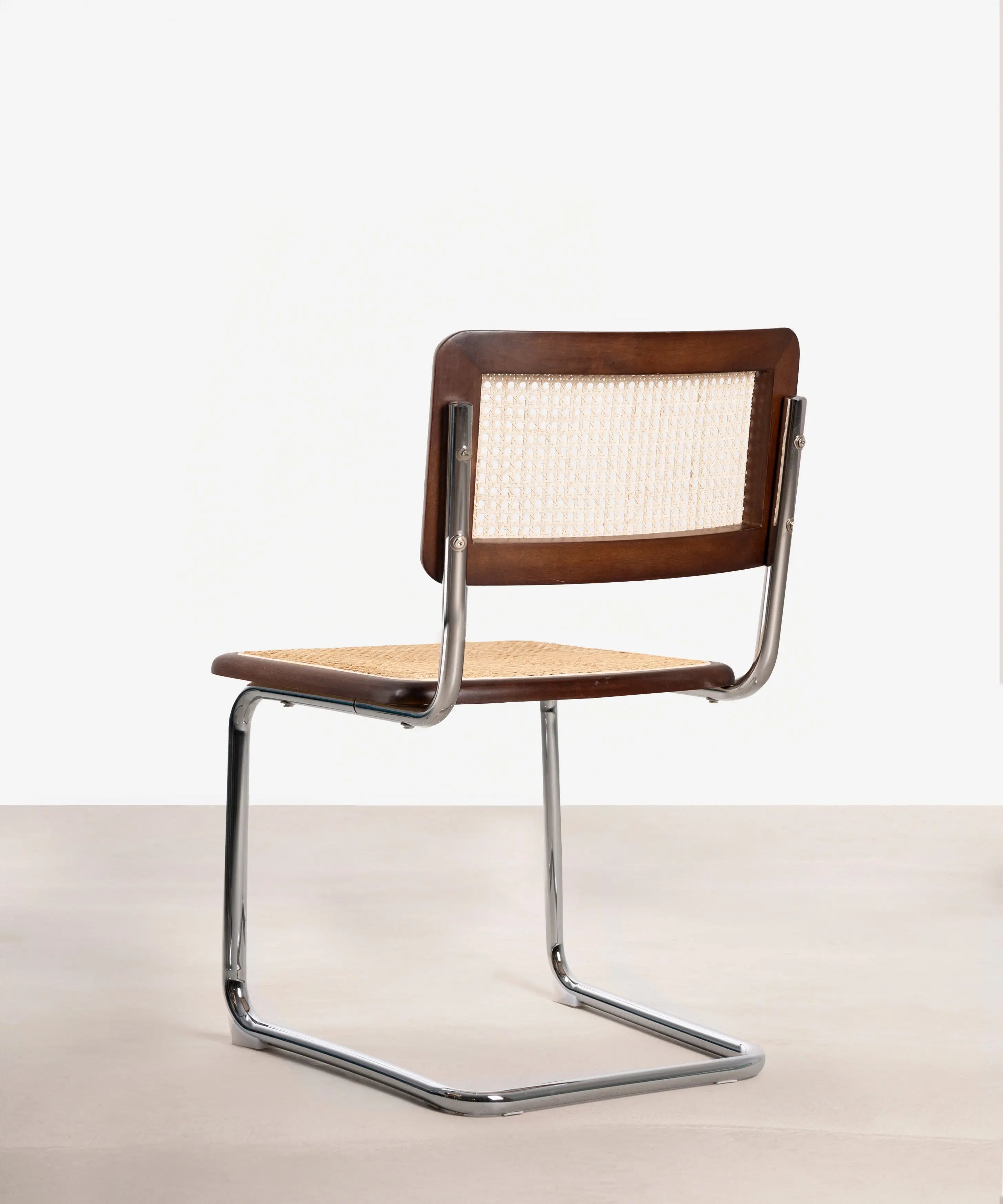 Silla de Comedor de Madera, Ratán y Metal Candy – Image 27