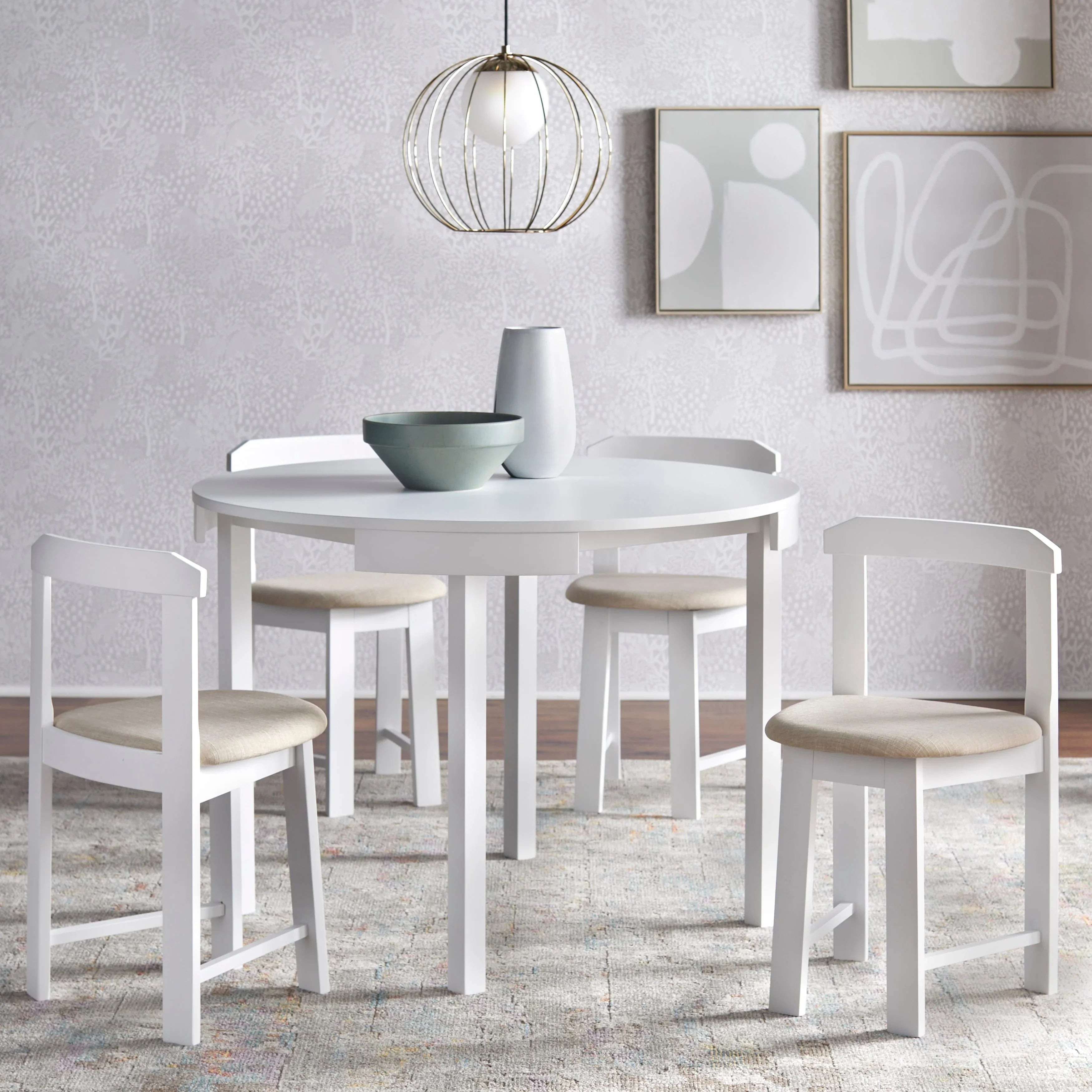 Harrisburg Tobey 5-piece Compact Round Dining Set – Image 9