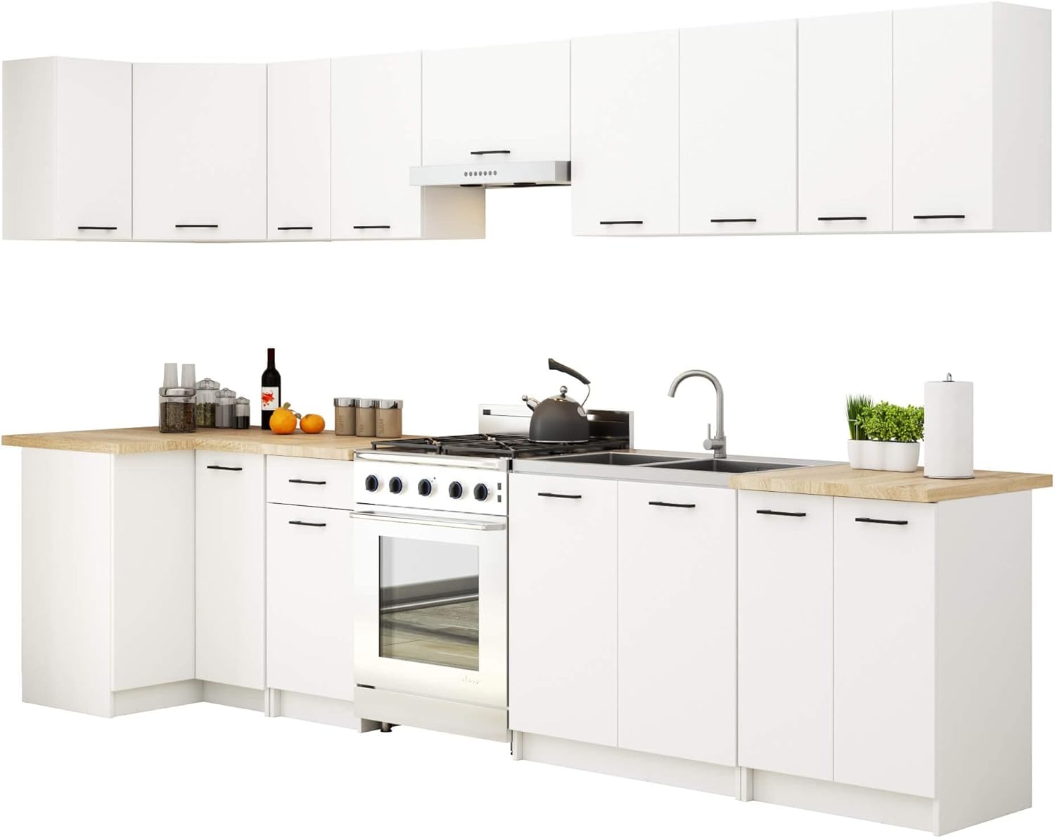 AKORD Armoires de Cuisine Olive Spacieux Robuste pour Tout Design pour Une Petite Cuisine pour Une kitchenette dans Le Cadre d'un Ensemble – Image 8