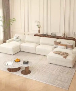 Dyonery 158 Extra Large Modular Sectional Sofa, CHENILLE Fabric with Deep Seat, Tool-Free Assembly