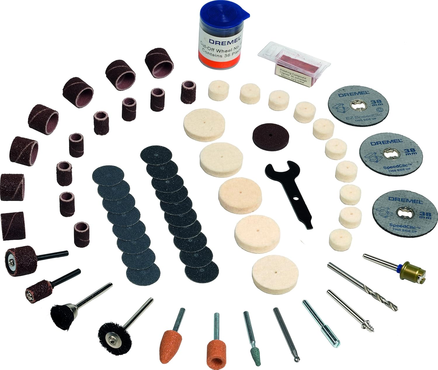 Dremel 4250 Outil Rotatif Multifonction Version Exclusive Amazon 175W 3 Adaptations 35 Acc & SC723 EZ SpeedClic Kit - Coffret de 100 Accessoires pour Outil Multifonction – Image 6