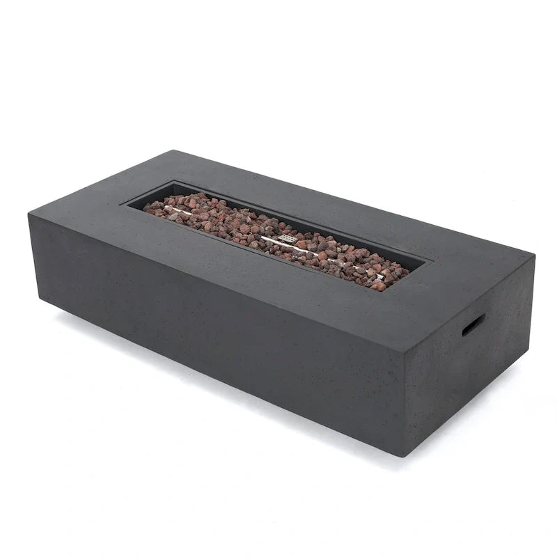 Giovanna Outdoor Aluminum 7 Seater Chat Set with Fire Pit by Christopher Knight Home – Image 10
