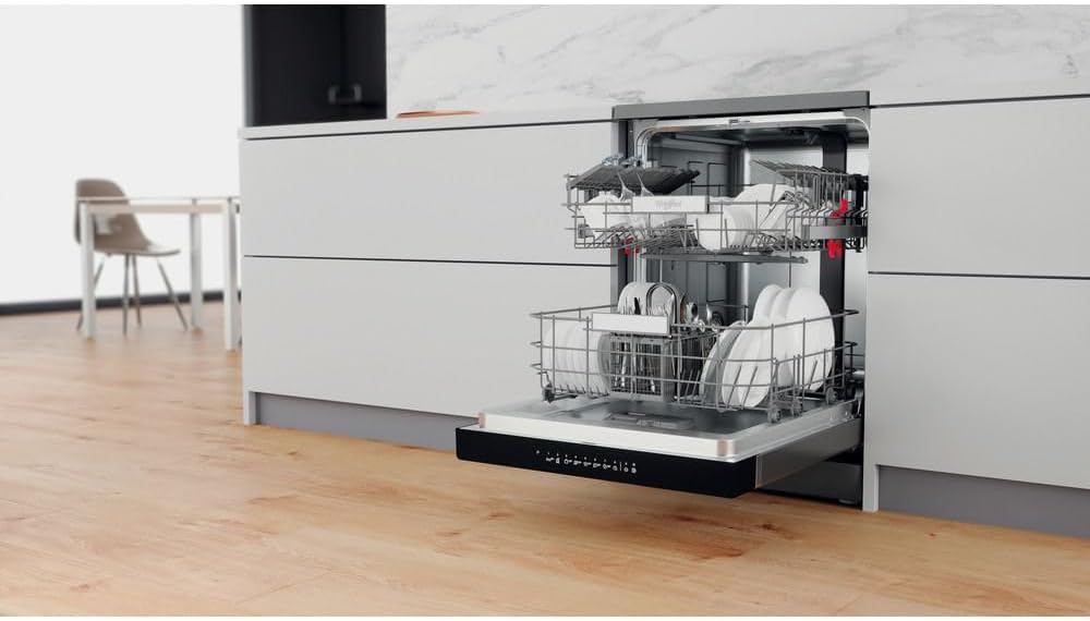 Whirlpool Lave-vaisselle, couleur inoxydable, grande capacité – WFO 3T141 X – Image 5