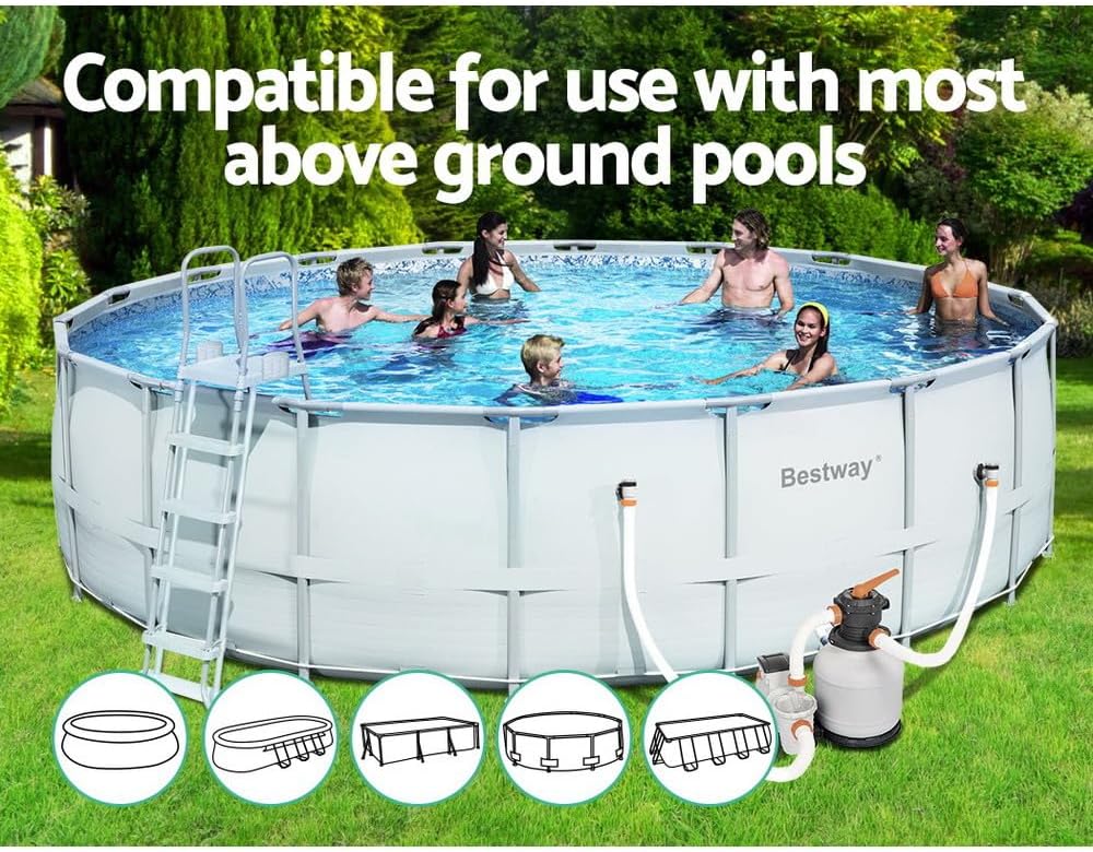 Bestway - Filtre à sable Flowclear - 7,571 m3/h - Pour Filtrer l'eau de piscine – Image 7