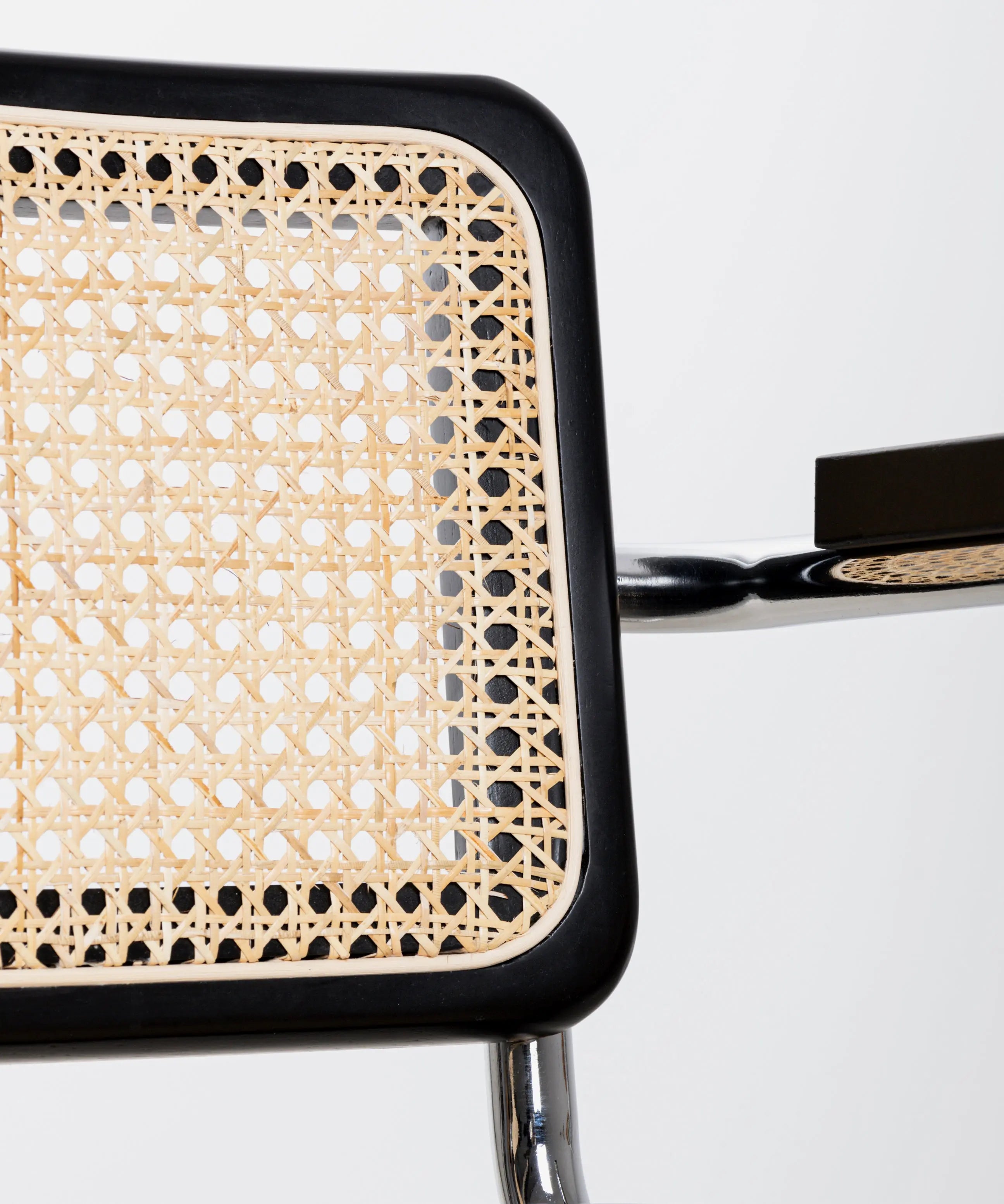 Silla de Comedor de Madera, Ratán y Metal Candy – Image 17