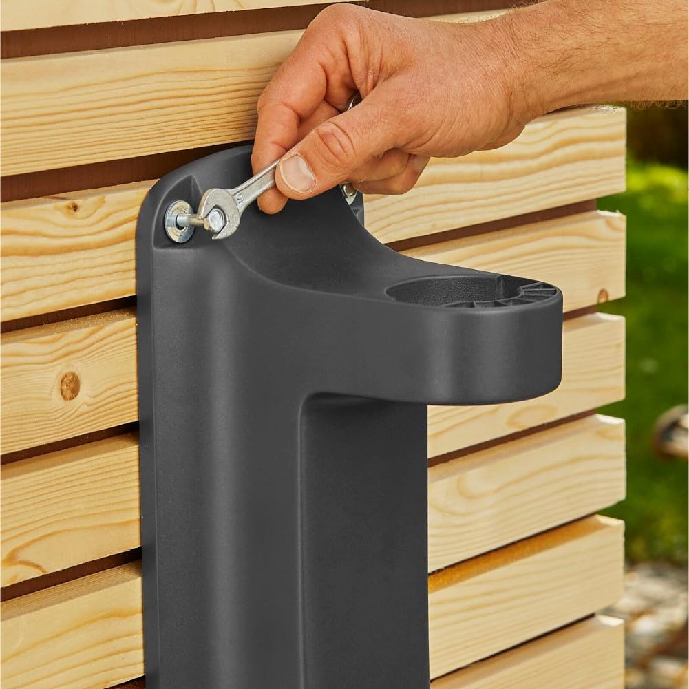 GARDENA Devidoir automatique mural RollUp L liseret bleu - Longueur 30m - O13mm - Kit complet - Garantie 5 ans 18625-20 – Image 10
