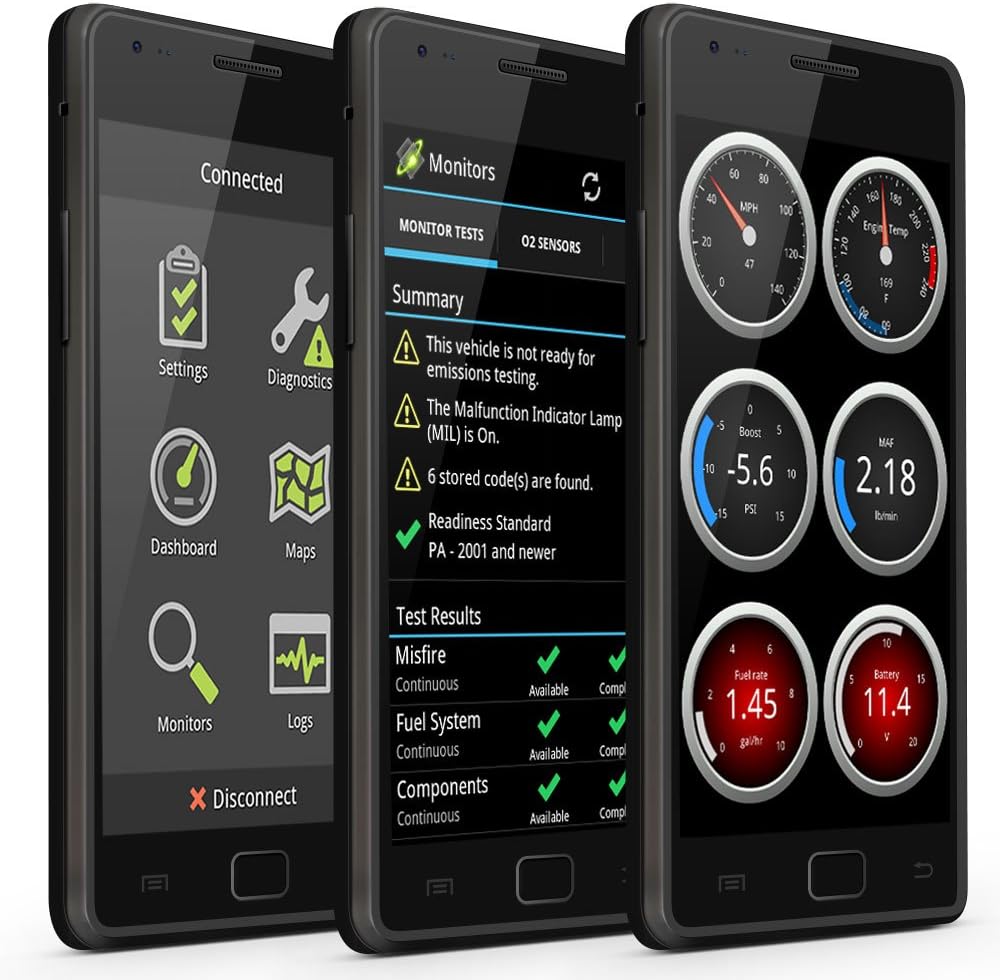 OBDLink LX Adaptateur OBD2 Bluetooth 3.0 pour Android, Compatible Motoscan, Torque, Hybrid Assistant, Scanner de diagnostic OBD II – Image 5