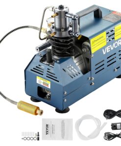 VEVOR Compresseur Haute Pression 300BAR 30MPA 4500PSI Compresseur Air PCP 1800W Compresseur Arrêt Automatique Refroidissement par Eau 40-50 L/min 2800 tr/min pour Bouteille Plongée Réservoir Paintball