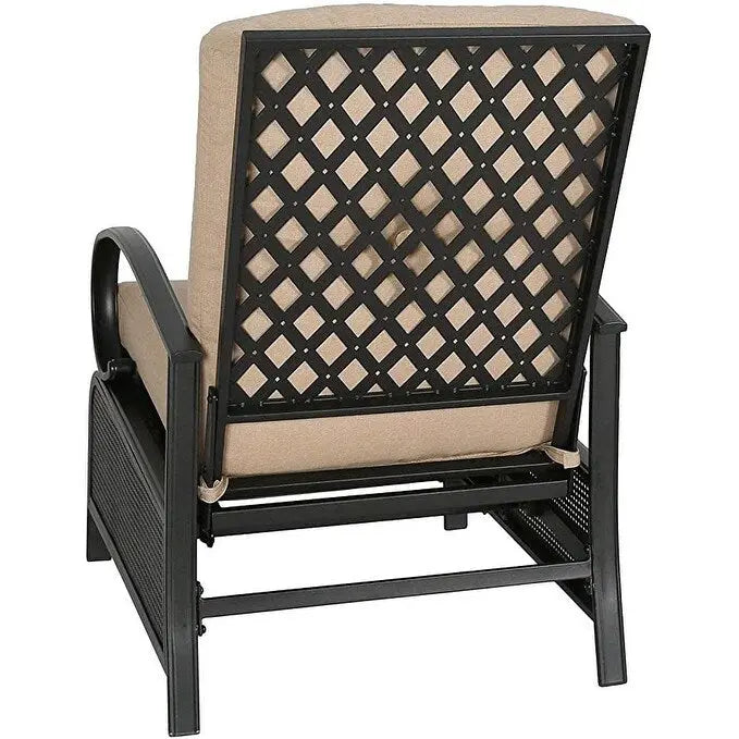 Adjustable Recliner Lounge Chair Patio Lounge Sofa with Cushion - 38 (D) x 26.5 (W) x 38.5 (H) INCH – Image 15