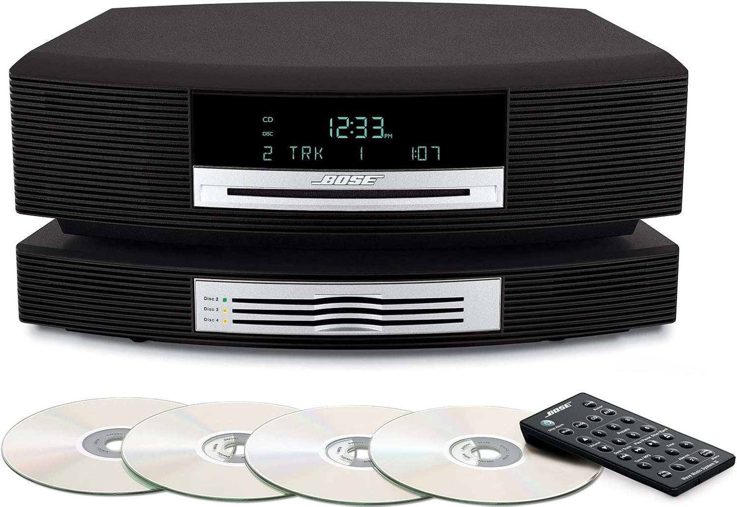 Wave Music System III Bundle with Multi-CD Changer, 230V EU / AP Version, Système de Musique Ondulatoire avec Plusieurs CD Changeur