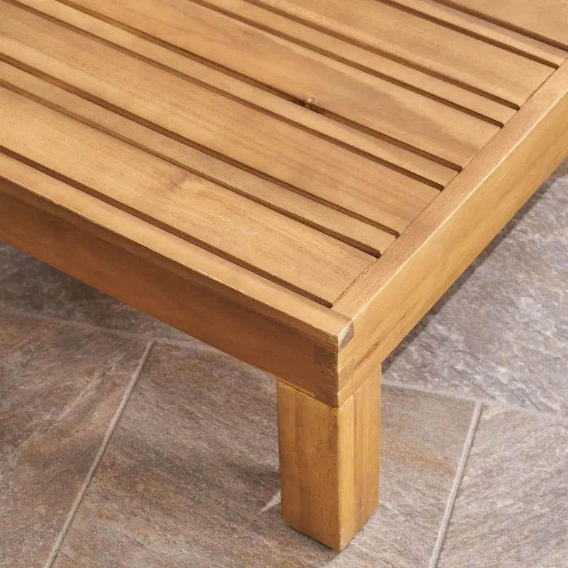 Brava Outdoor Acacia Wood 6-piece Chat Set by Christopher Knight Home – Image 13