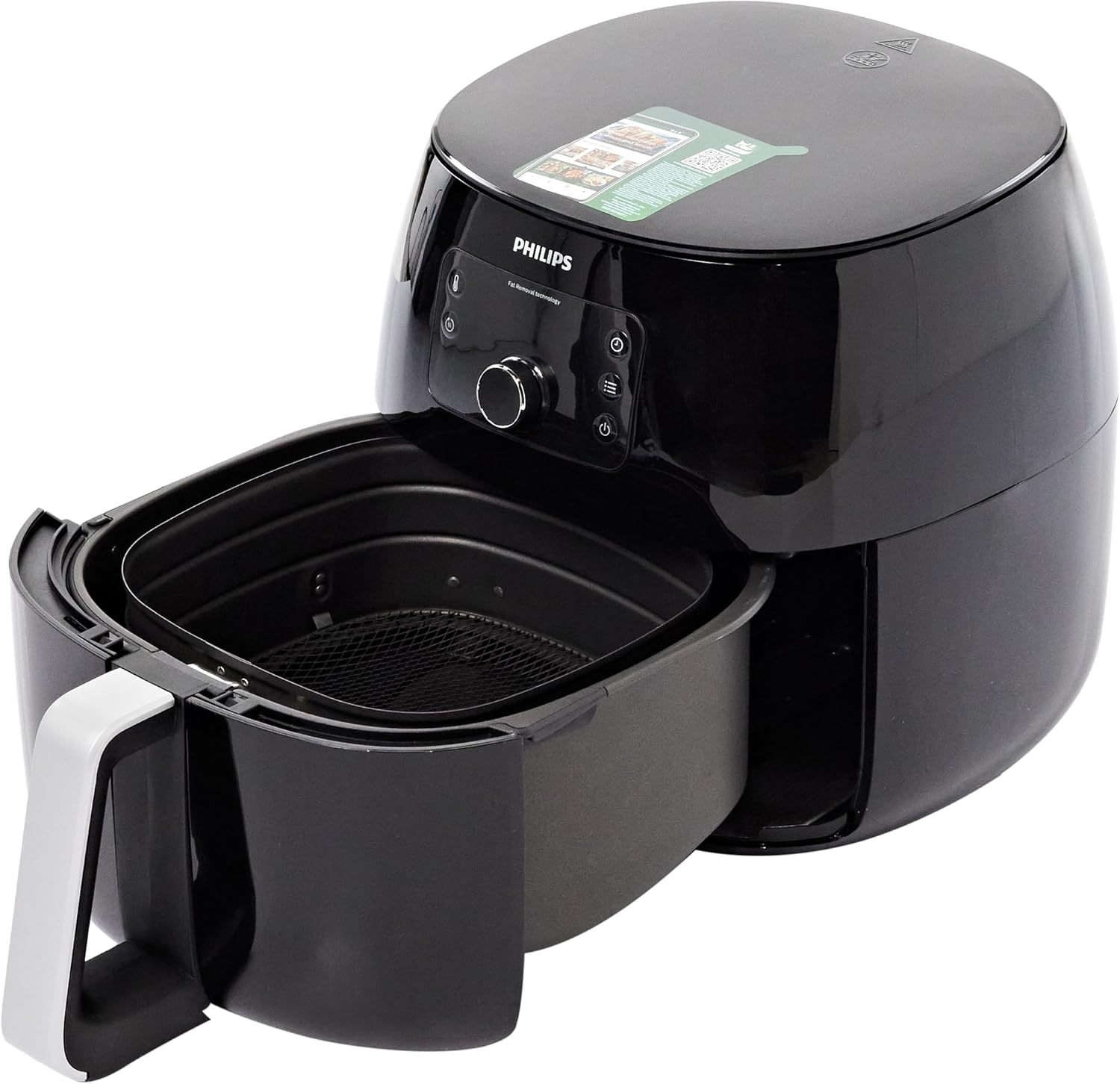 Philips Airfryer Premium XXL, 7.3L (1.4kg), 90% de Graisse en Moins grâce à la Technologie Rapid Air, Application de Recette (HD9650/90) – Image 4