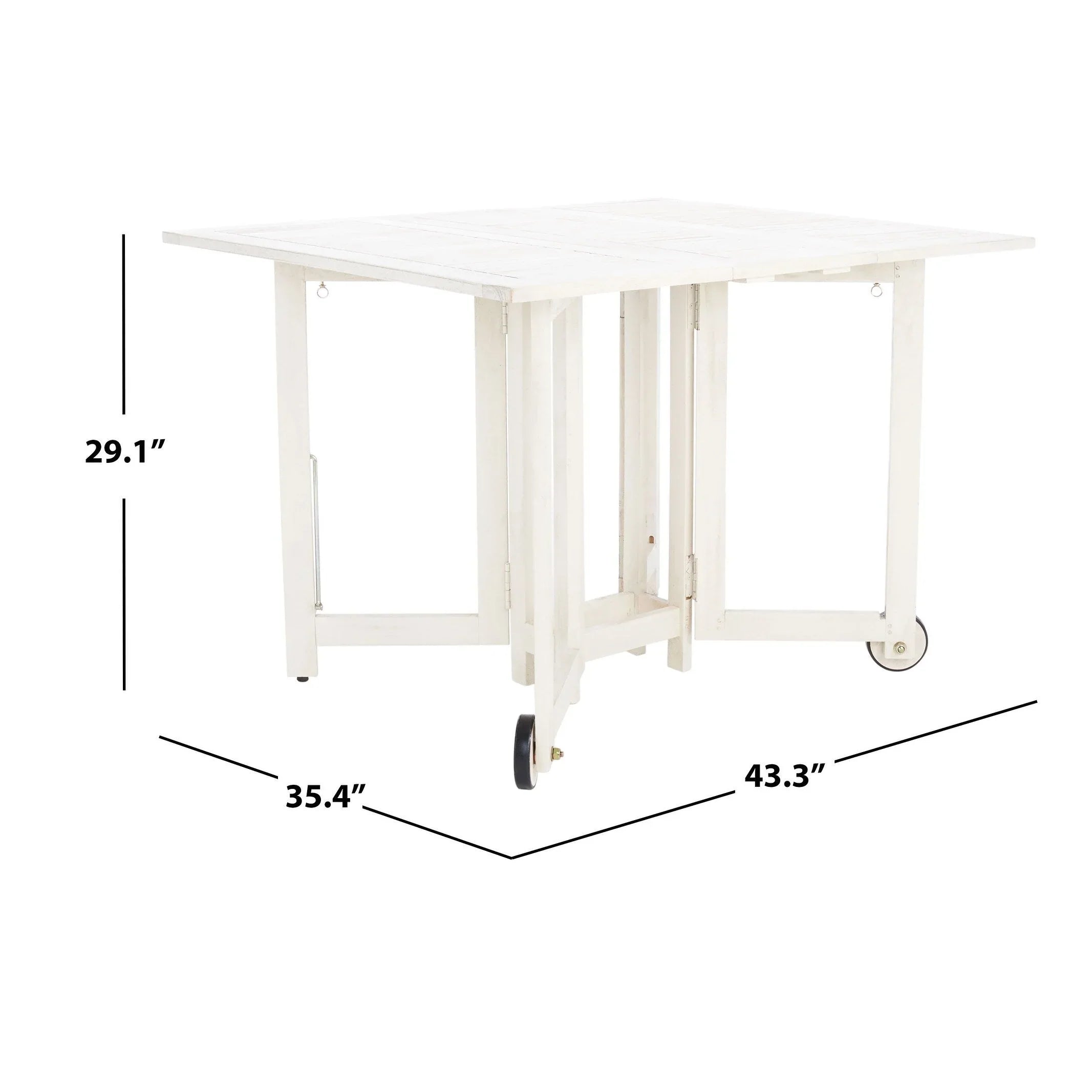 SAFAVIEH Outdoor Brandy 5-Piece Outdoor Dining Table Set - 43Wx35Dx29H – Image 60