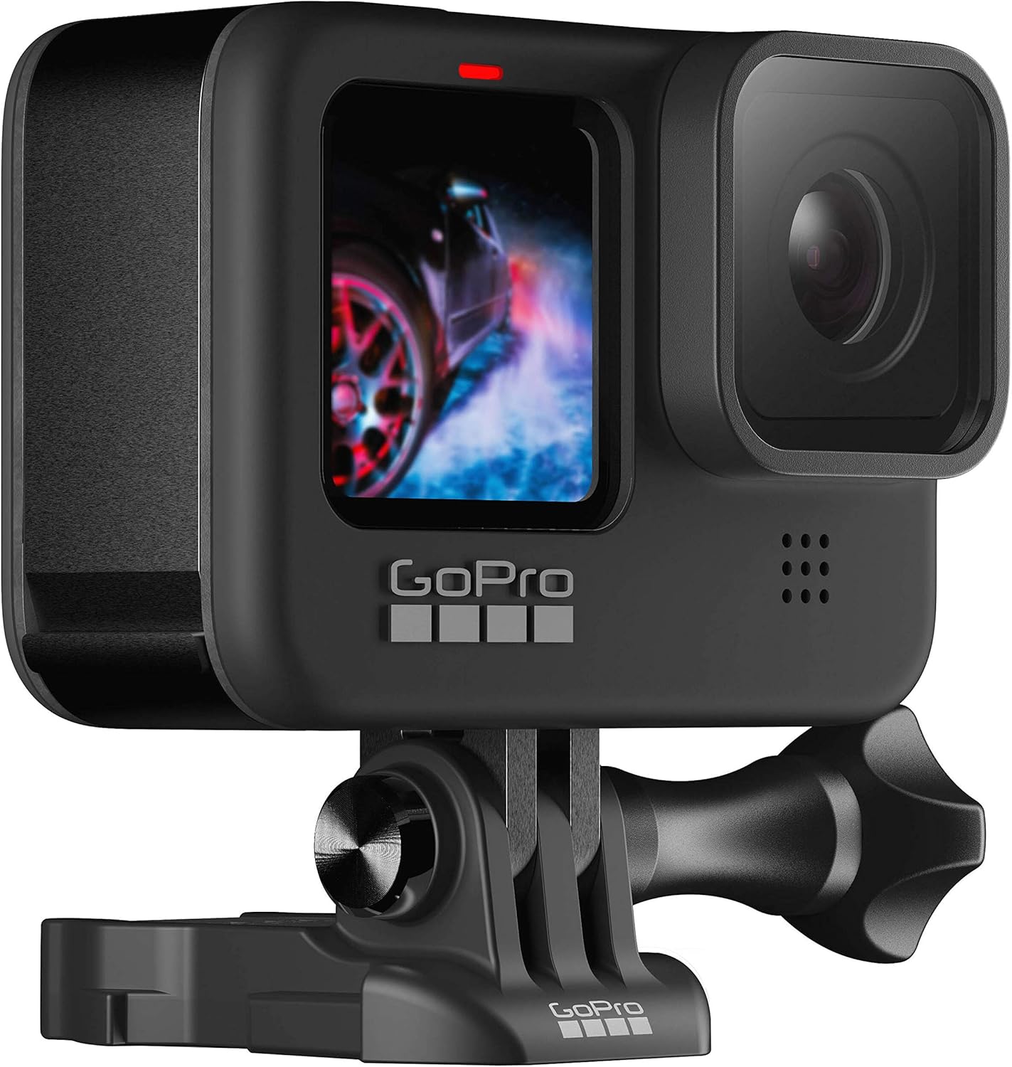 GoPro HERO9 - Caméra de sport étanche avec écran LCD avant et écran tactile arrière, vidéo Ultra HD 5K, photos 20 MP, diffusion en direct 1080p, webcam, stabilisation, noir – Image 2