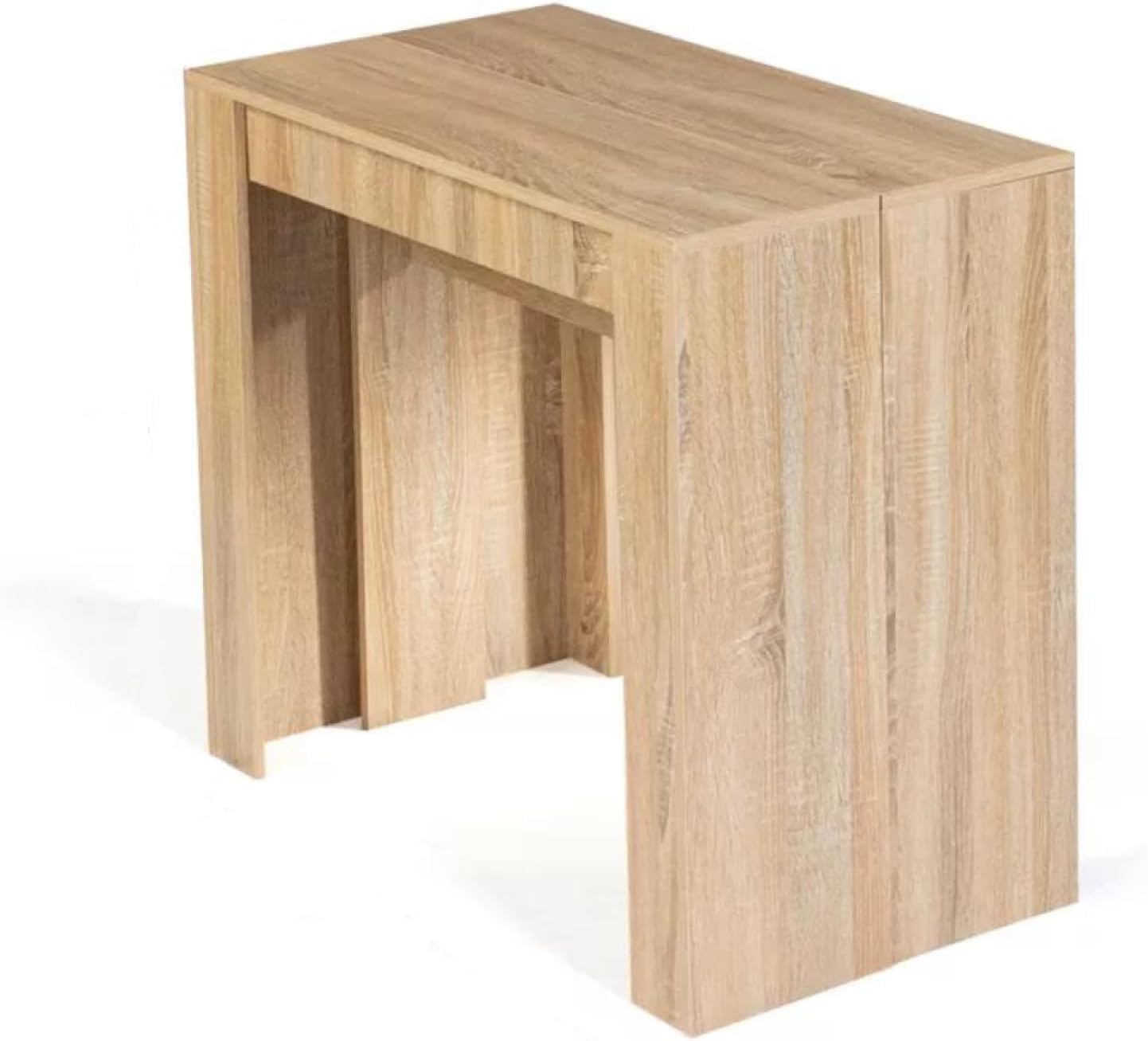 CONCEPT USINE | BELLI - Table Console Extensible en Bois | 2,35 m | Design Moderne | 8 Places avec Extension | Bois Résistant | 75x90x47 cm | Montage Rapide | Parfait pour Salon, Salle à Manger – Image 4