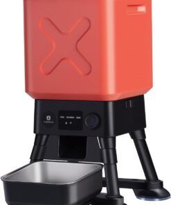 Molly&Cody Distributeur Automatique Croquette, 14L Grande Capacité Alimentateur Intelligent pour Animaux, 2,4G WiFi APP- Contrôle Dosage Personnalisable, Acier Inoxydable Idéal pour Les Grands Chiens