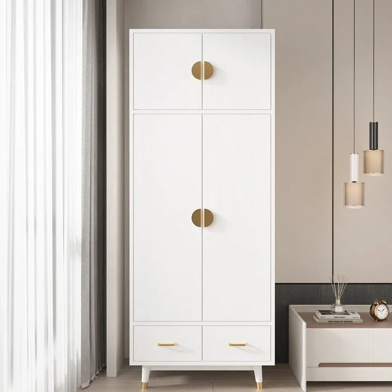 Wooden Armoire with 4 Drawers – Image 9