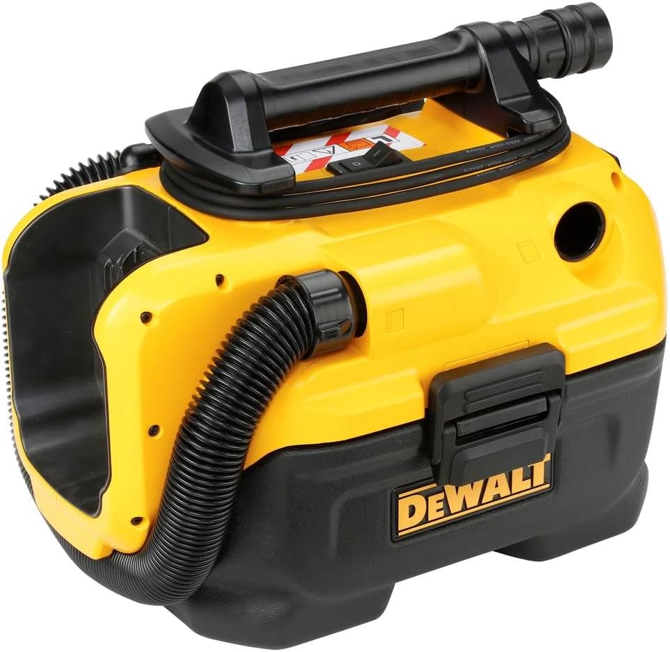 Aspirateur de chantier - aspirateur 7,5L à brancher sur secteur ou batteries 18/54V - aspire poussières et liquides sans changement de filtre - DCV584L-QW