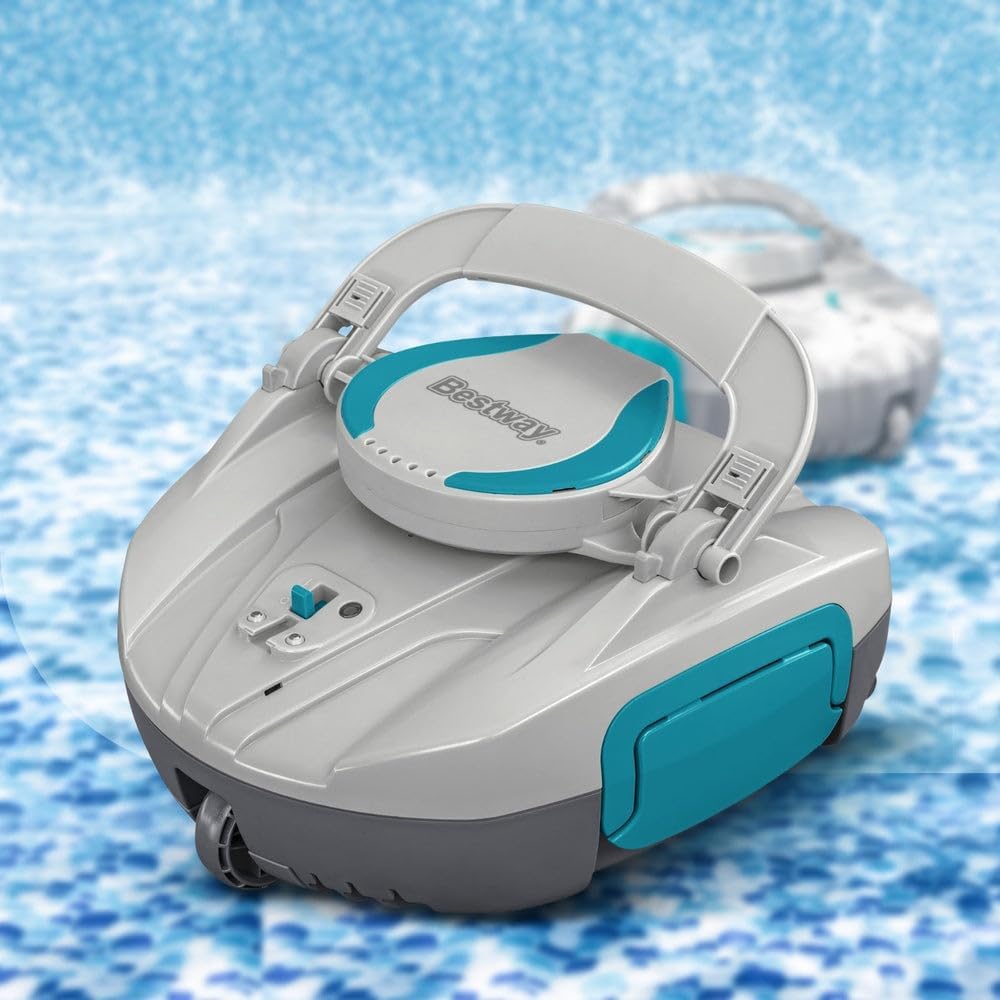 Bestway Robot aspirateur de Piscine Automatique AquaTronix G100-27 cm x 24,4 cm x 15,5 cm - Gris/Vert – Image 7