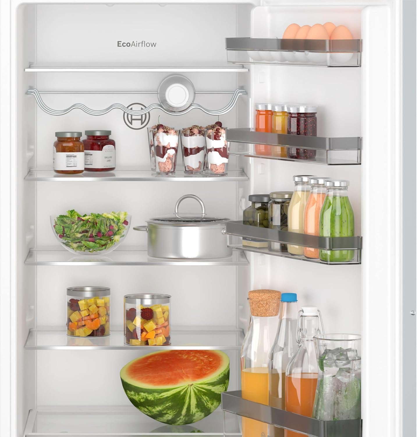 Bosch KIR41VFE0, Série 4, Petit réfrigérateur, Encastrable, 122,5 x 56 cm, 204 L – Image 3