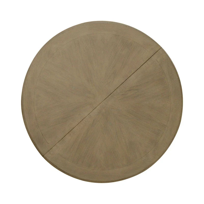 Magnolia Manor Round Pedestal Dining Table with Expandable Leaves - 2 Finishes – Image 25
