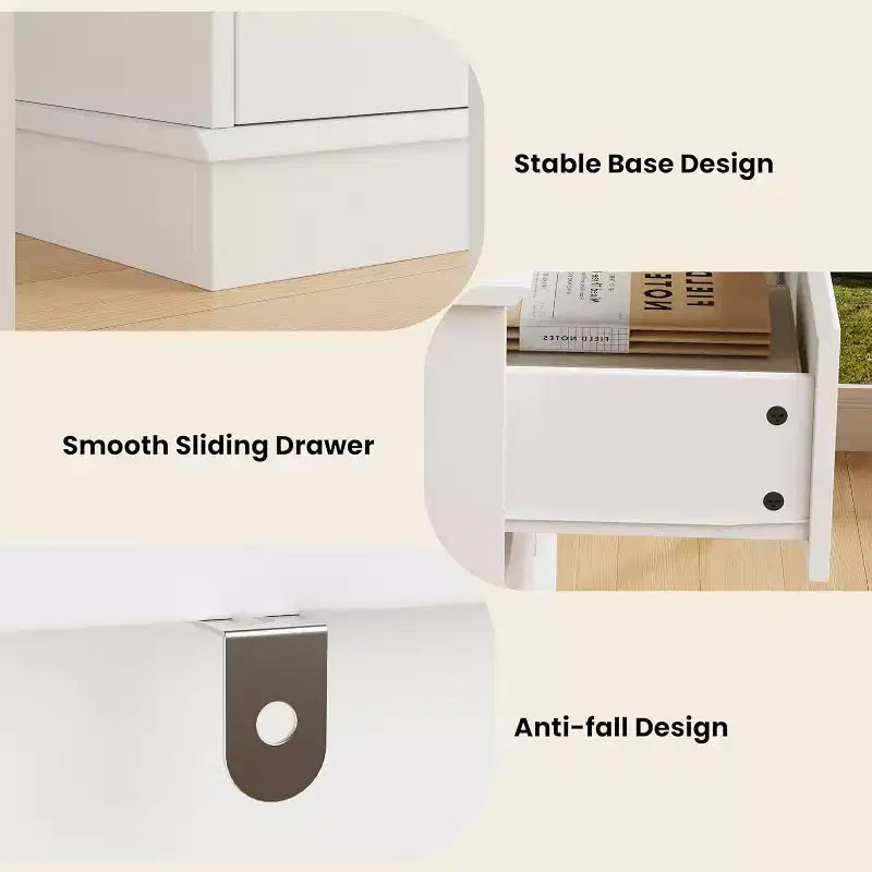 8-Drawer Storage Cabinet, Chest of Drawers with Deep Drawers, Large Wide-Top Closet for Living Room, Hallway, Children's Room – Image 12