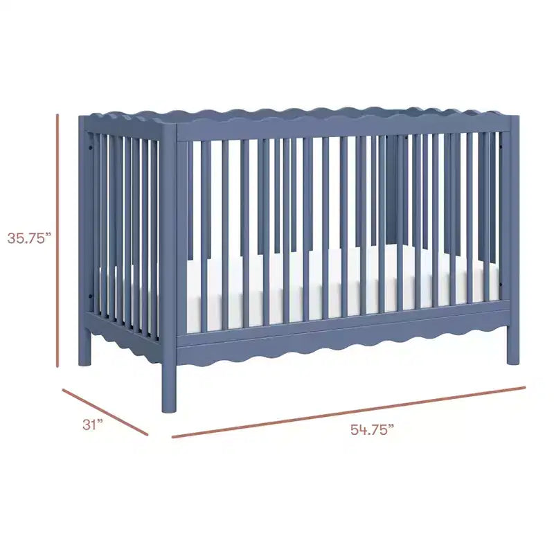 Babyletto Swell 4-in-1 Convertible Crib with Toddler Bed Conversion Kit – Image 4