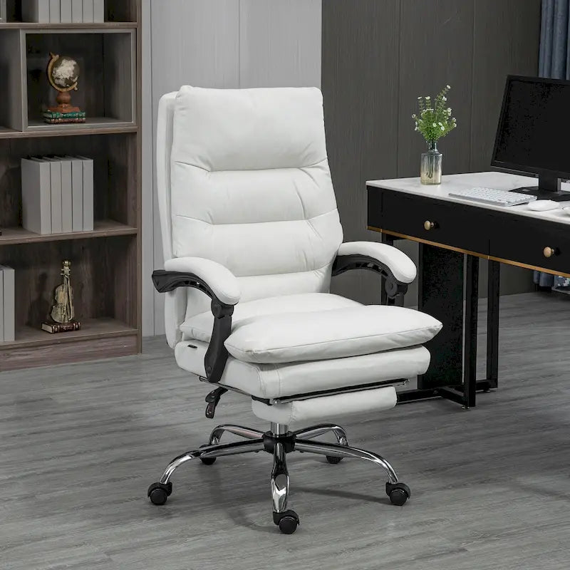 Vinsetto Microfibre Vibration Heated Reclining Massage Office Chair – Image 2