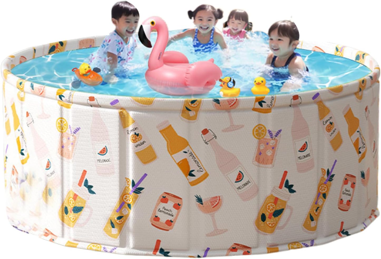 Piscine De Bain Pliable Portable - Bassin De Jeu en Eau Intérieure, Baignoire Non Inflatable | Équipement De Baignade D'activité D'été, Piscine De Trempage pour avec Base pour Pelouse Garage F – Image 9