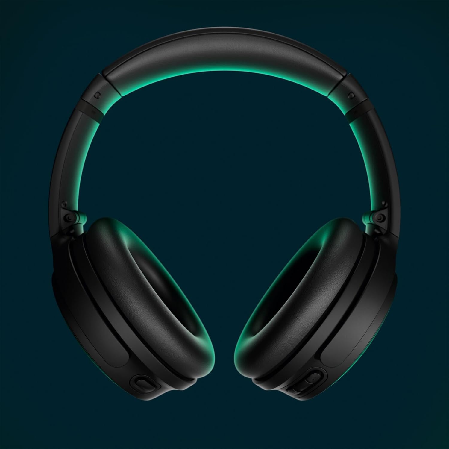 QuietComfort Headphones, Casque sans fil immersif à réduction de bruit, Casque supra-aural Bluetooth avec micro intégré d’une autonomie allant jusqu’à 24 heures, Noir – Image 2