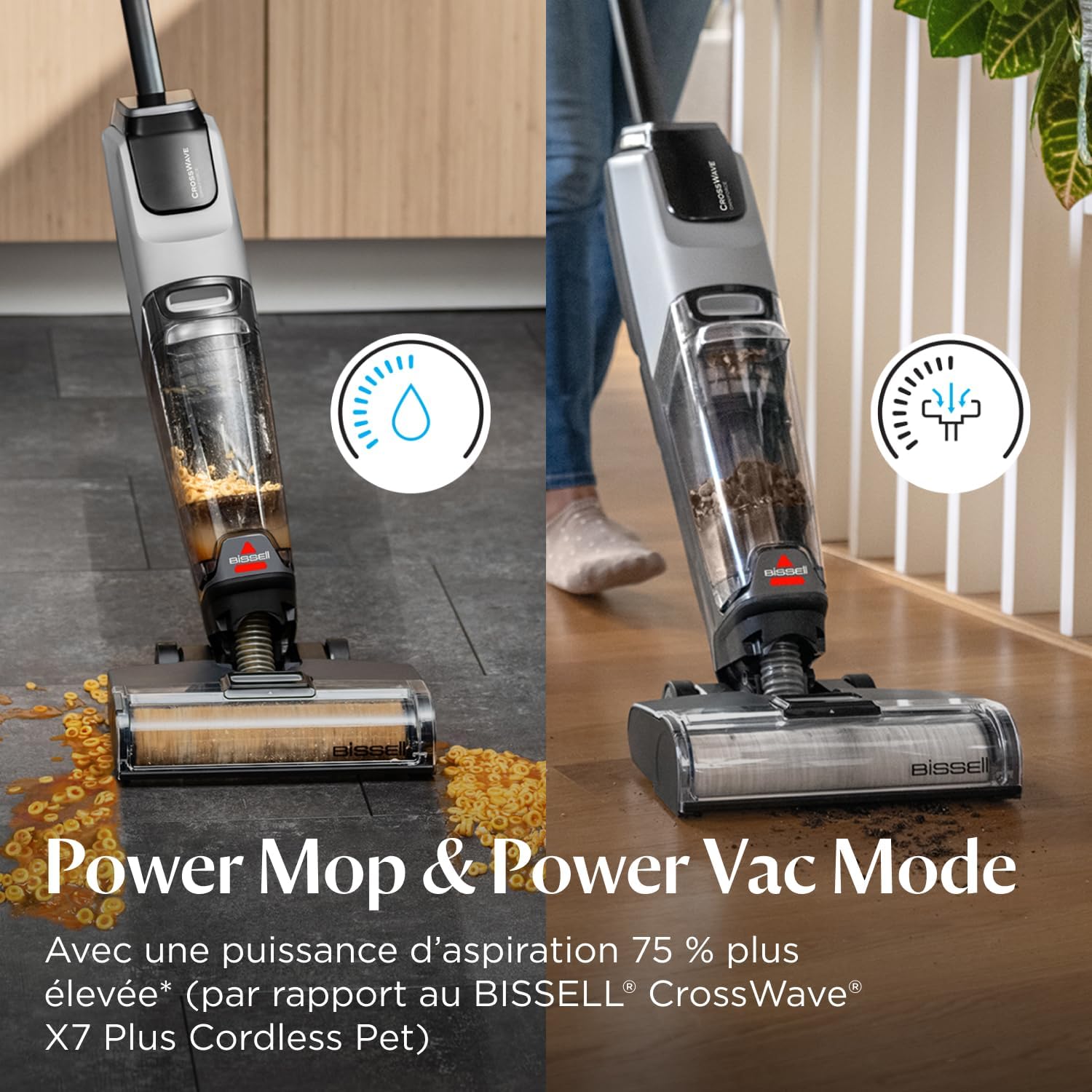 BISSELL CrossWave OmniForce, aspirateur balai sans fil – Image 3