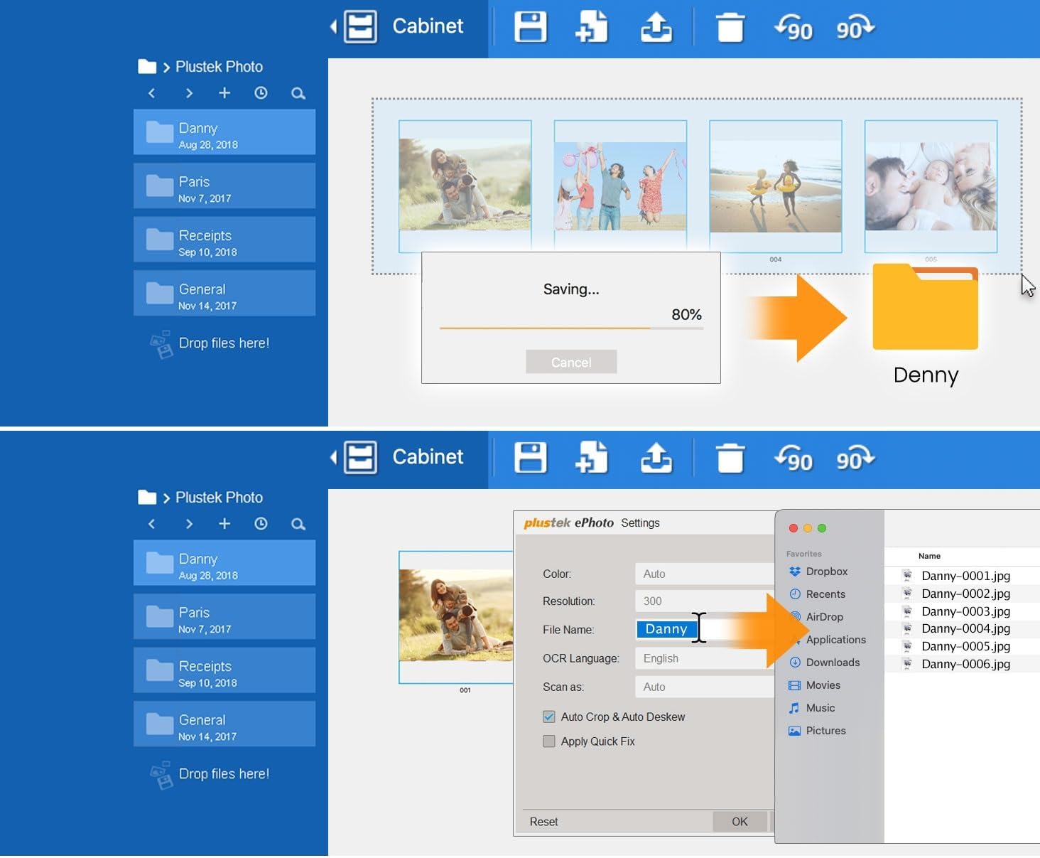 Scanner Photo Plustek - ePhoto Z300, récompensé par Le German Design Award 2018, numérisez des Photos 4 x 6 en 2 s, alignement Automatique et découpe avec capteur CCD Prend en Charge Mac et PC. – Image 6