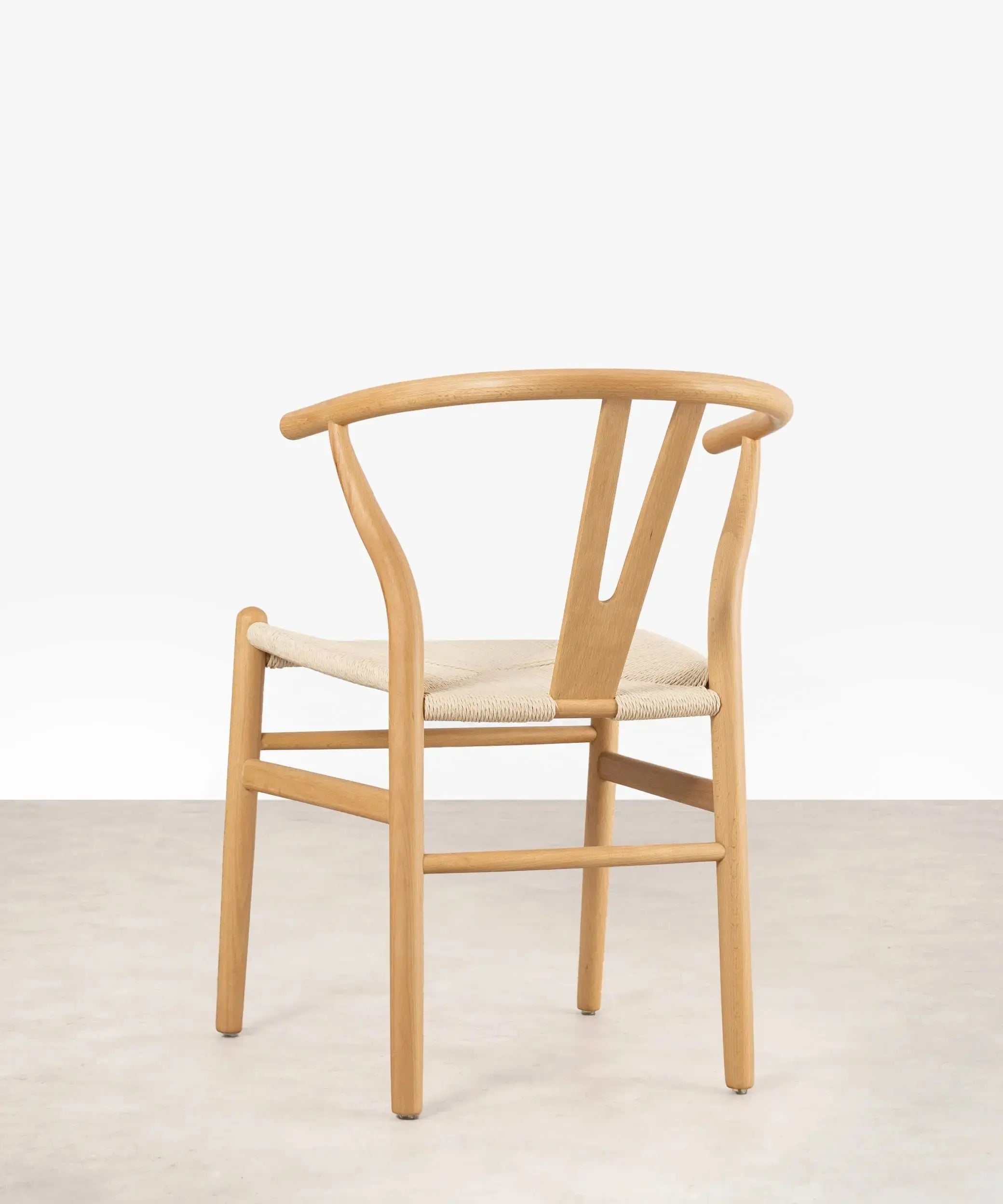 Silla de Madera y Cuerda Trenzada Uish – Image 5